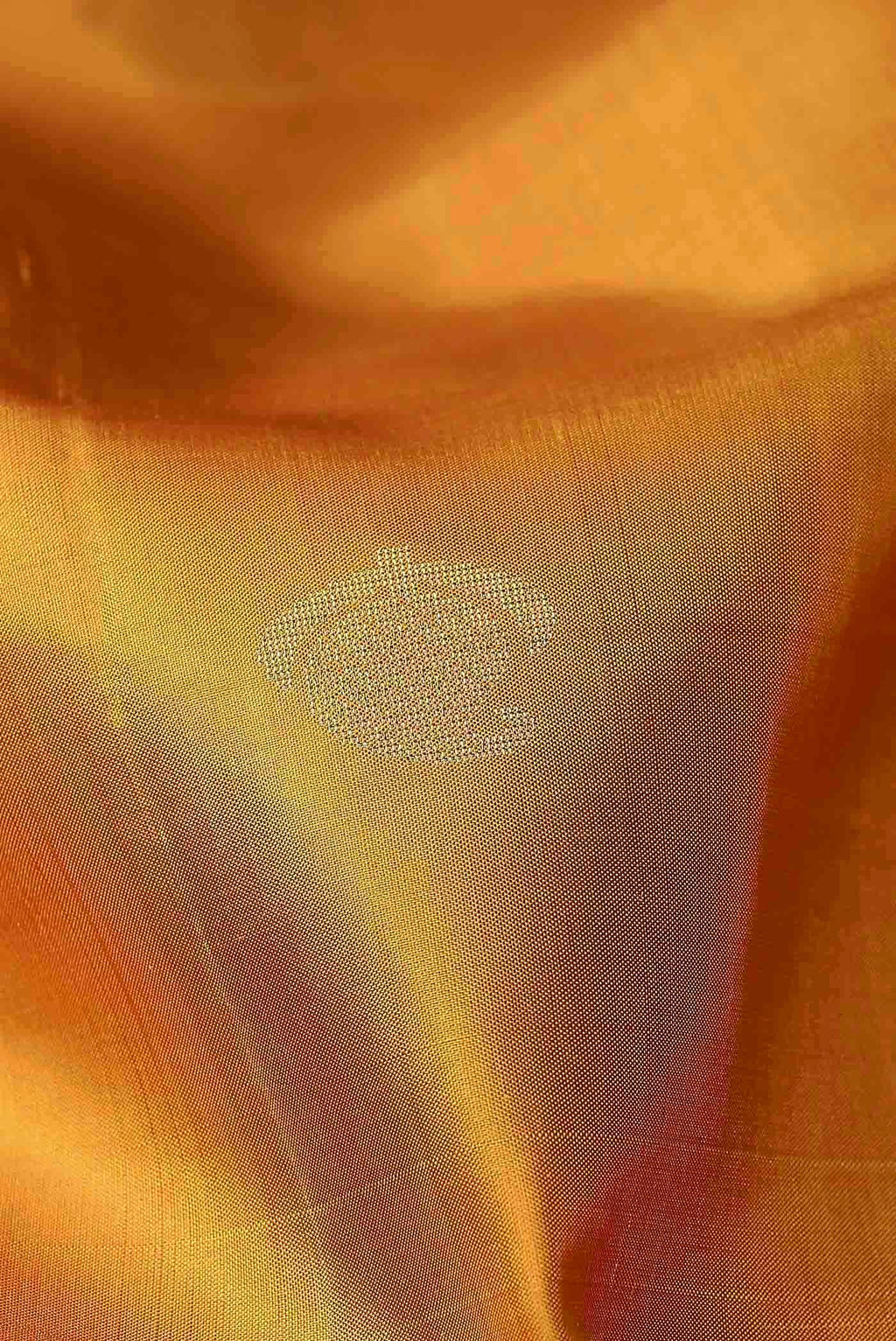 Mustard Kanchipuram Silk Saree
