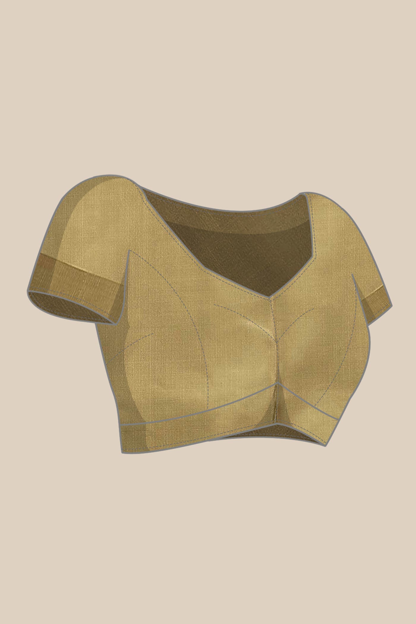 Beige Uppada Silk Saree