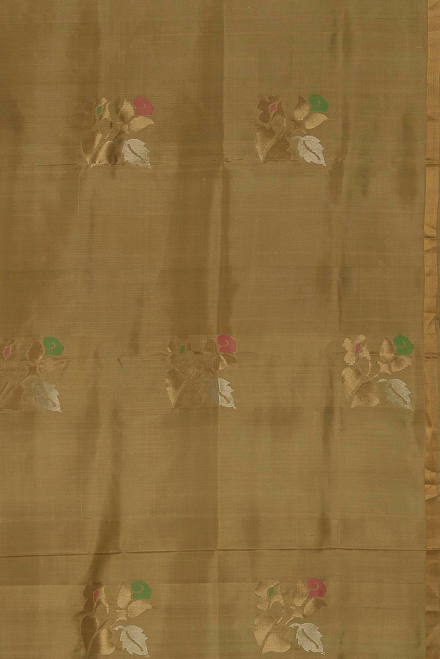 Beige Uppada Silk Saree
