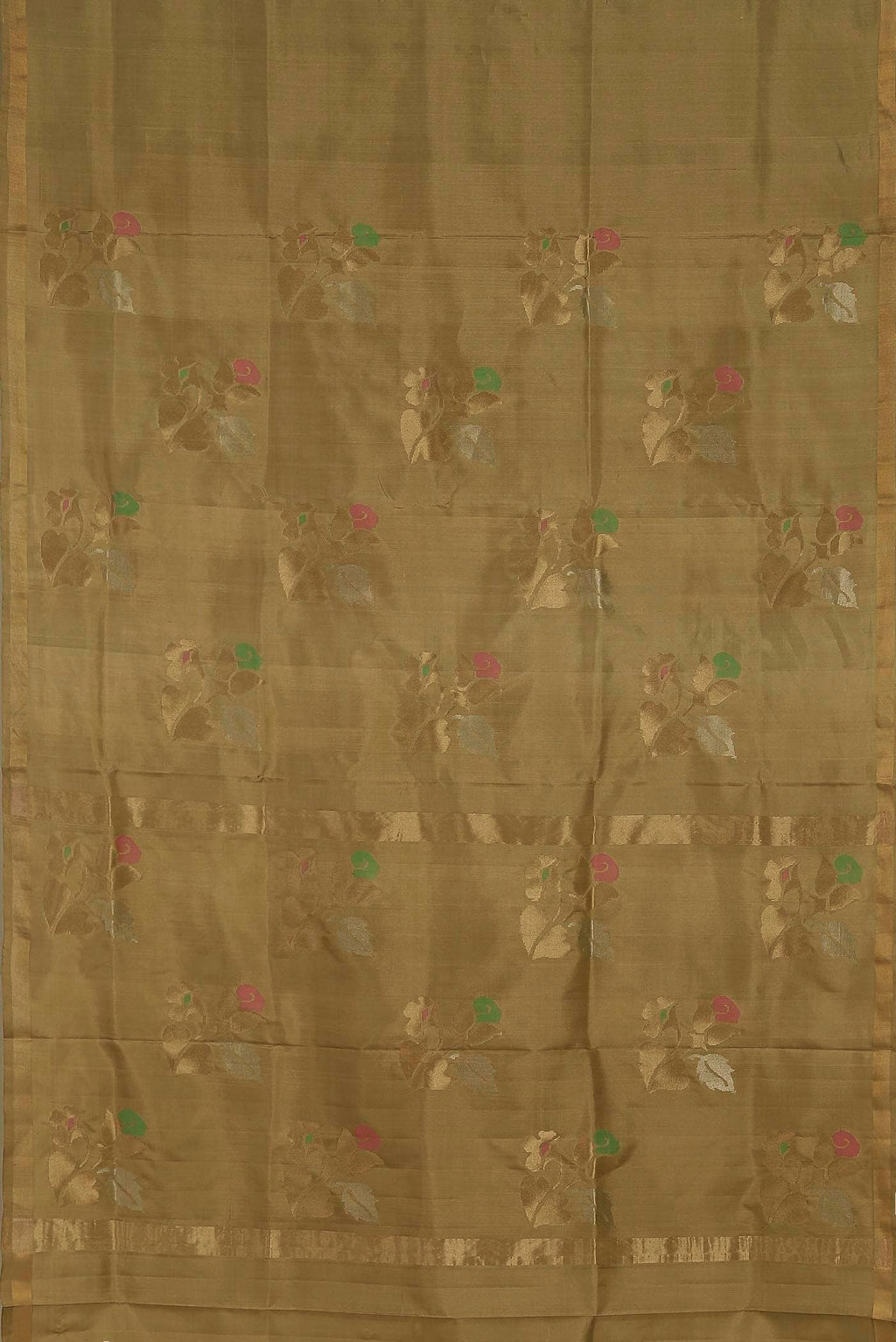 Beige Uppada Silk Saree