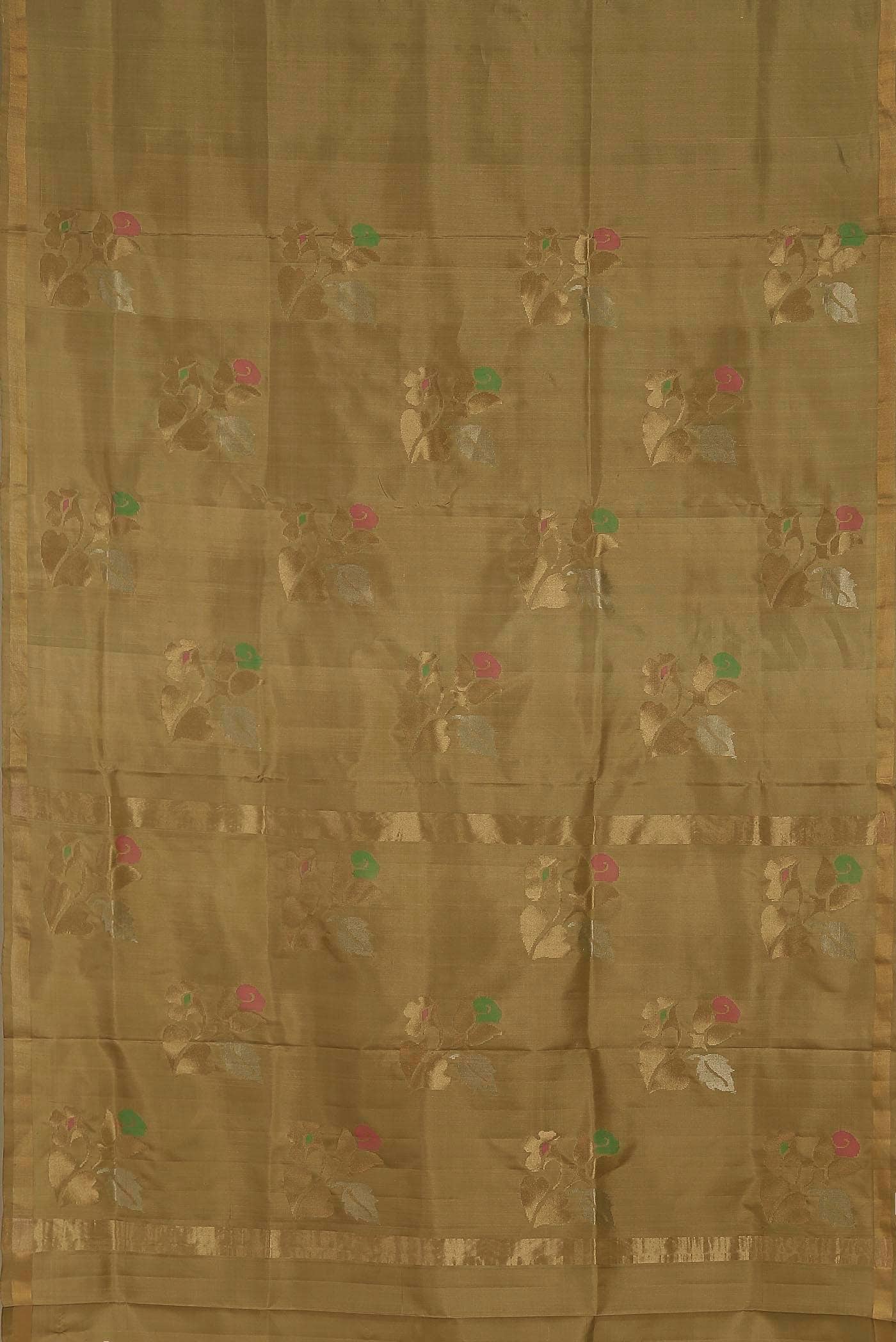 Beige Uppada Silk Saree