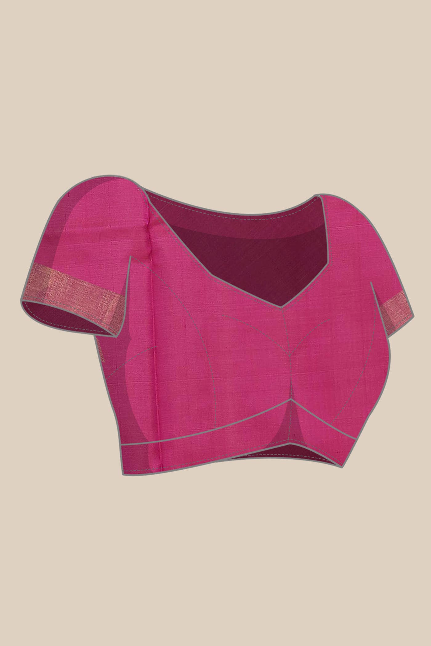 Pink Uppada Silk Saree