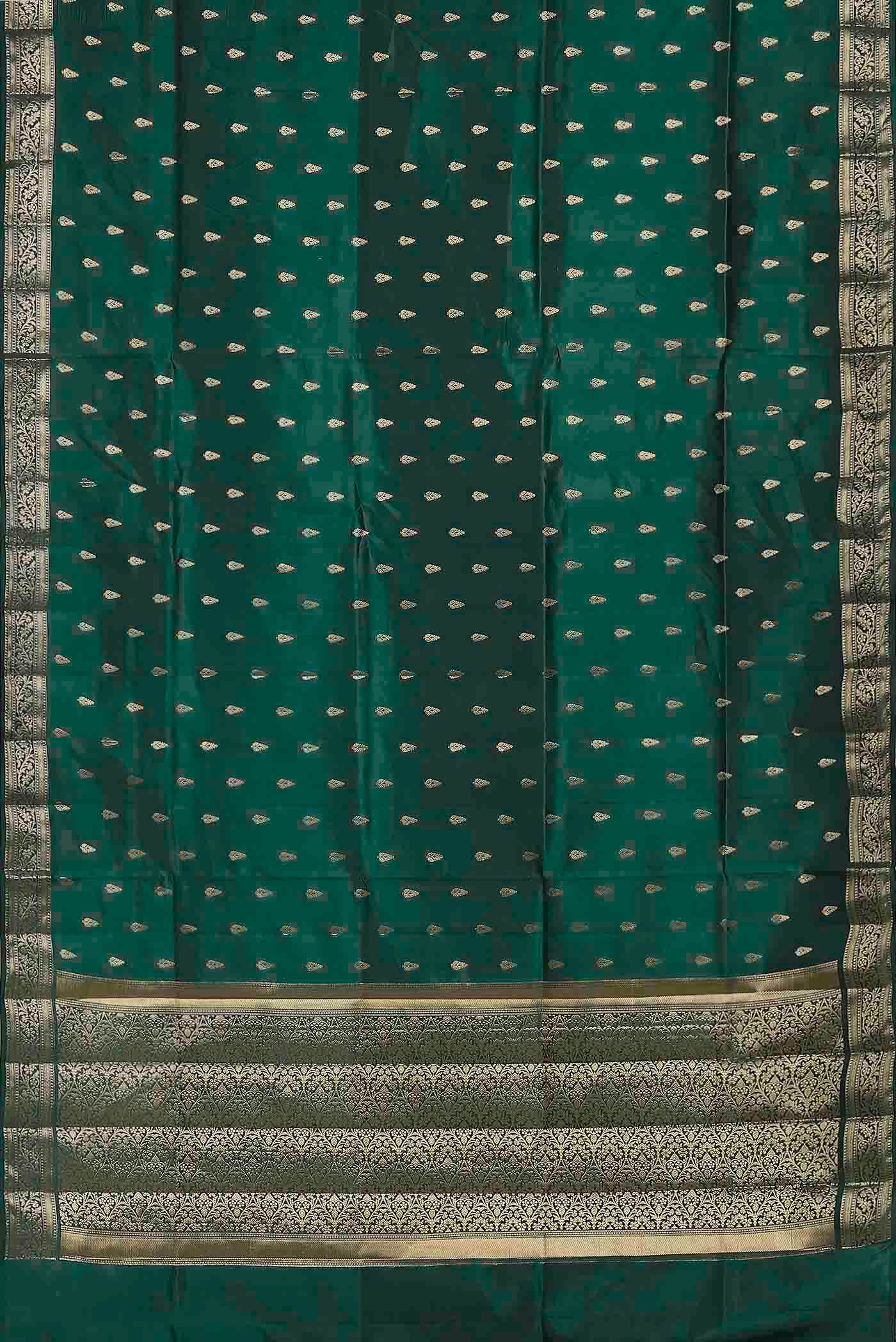 Gold Banarasi Raw Silk Saree