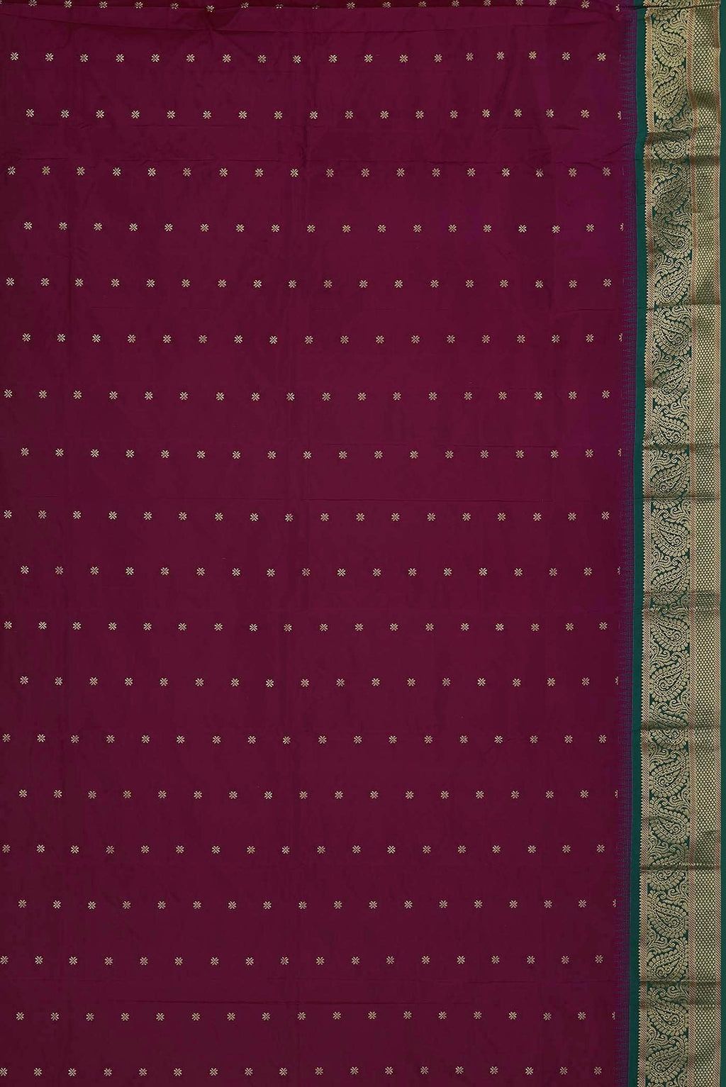 Dark Pink Blended Bangalore Silk Saree
