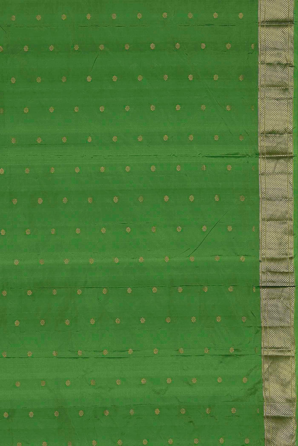 Green Blended Bangalore Silk Saree