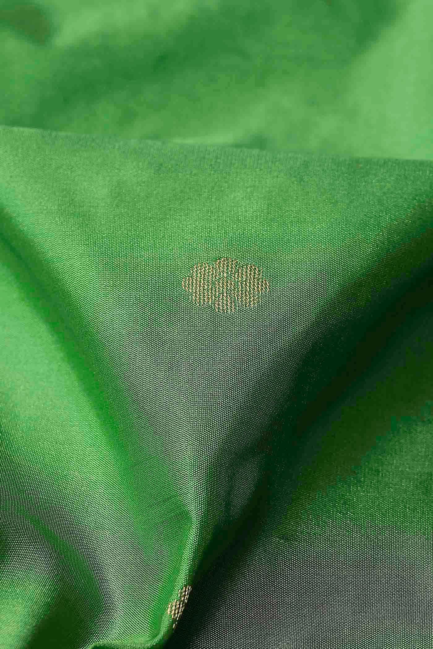 Green Blended Bangalore Silk Saree