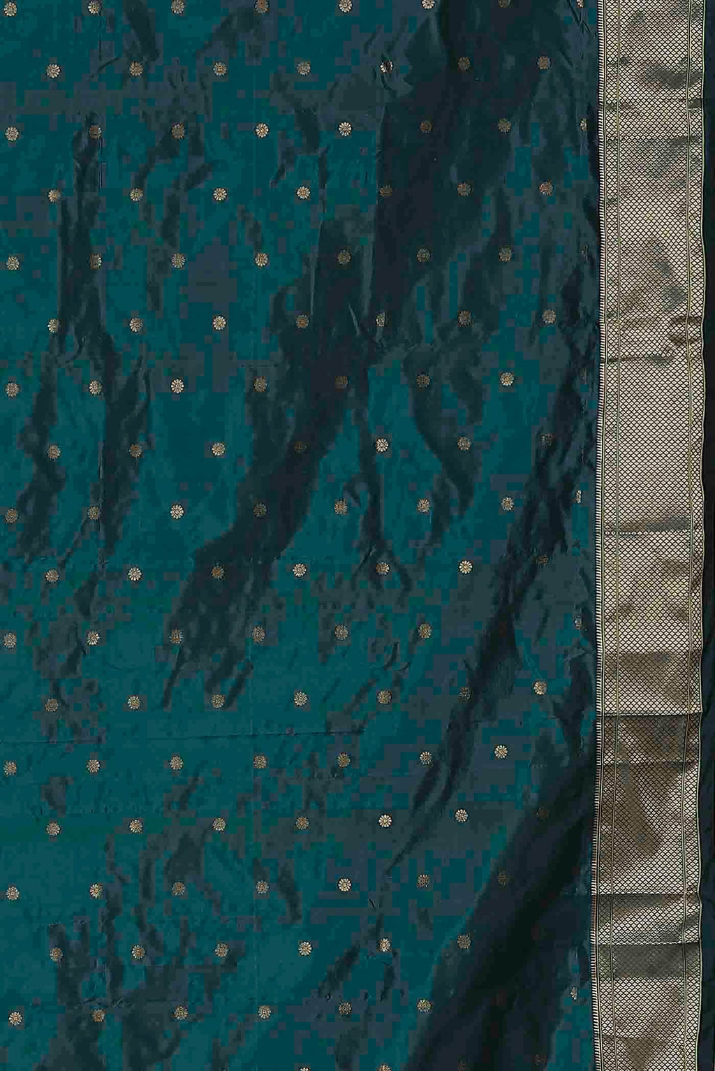 Blue Blended Bangalore Silk Saree