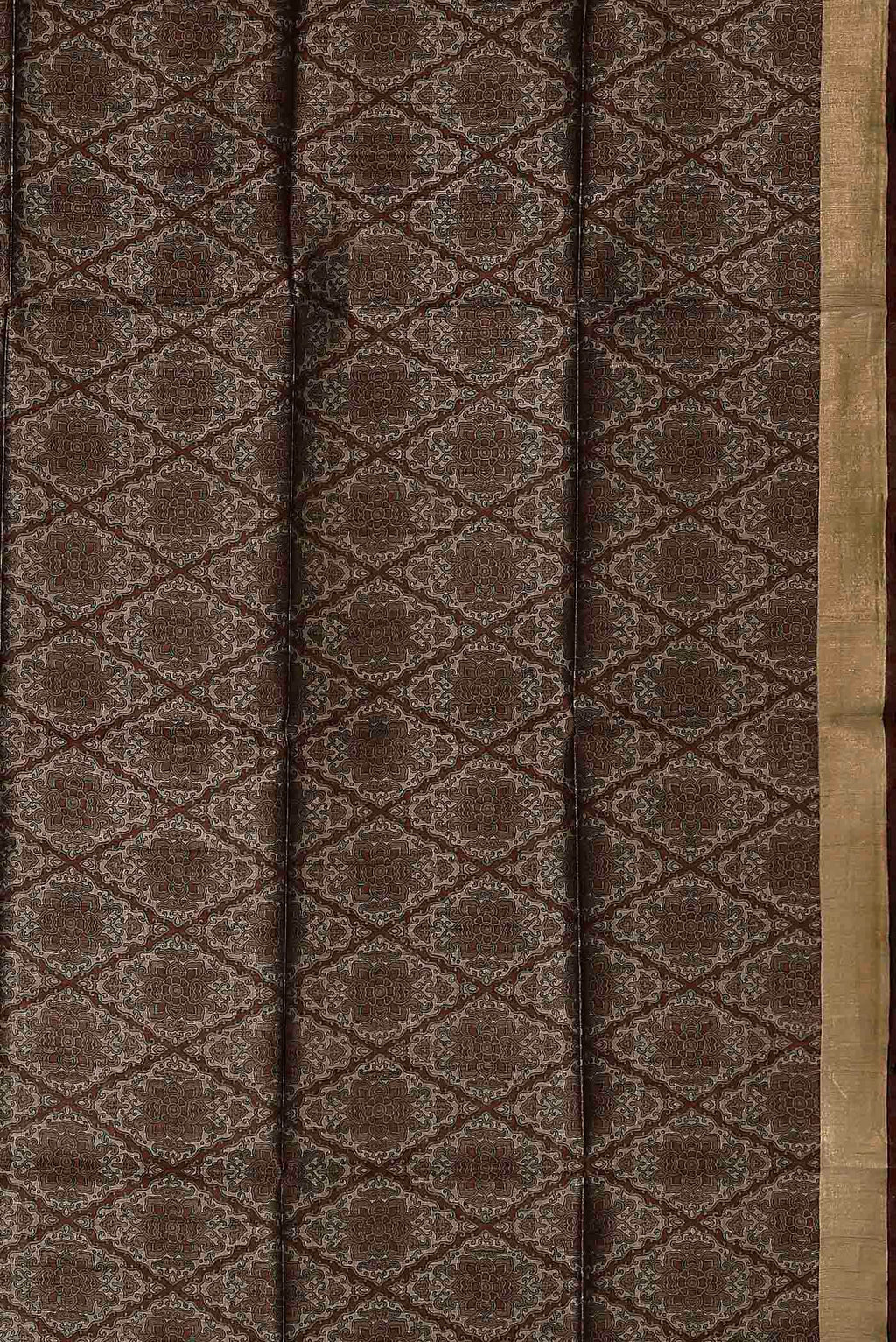 White Bhagalpuri Tussar Silk Saree
