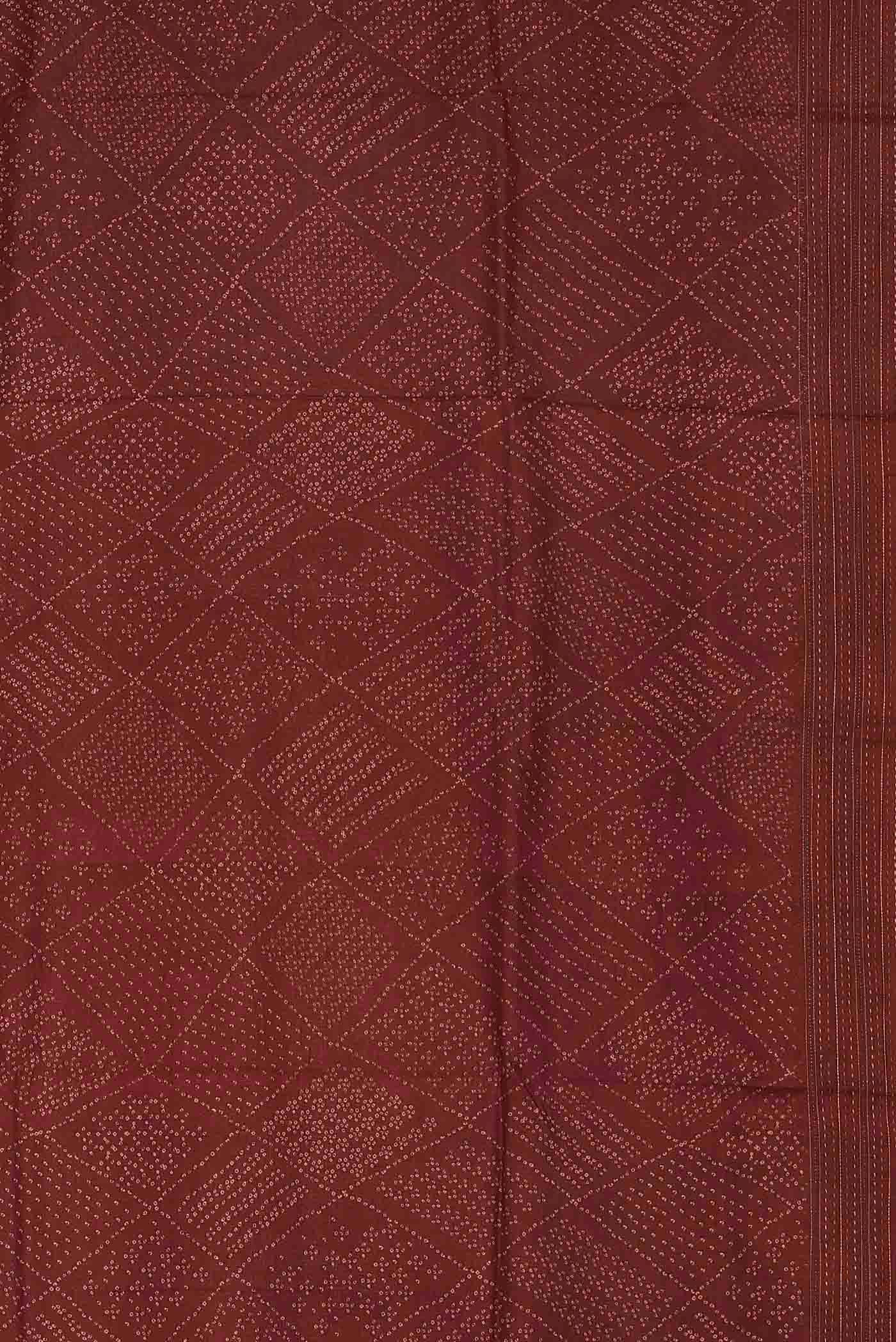 Red Bhagalpuri Tussar Silk Saree