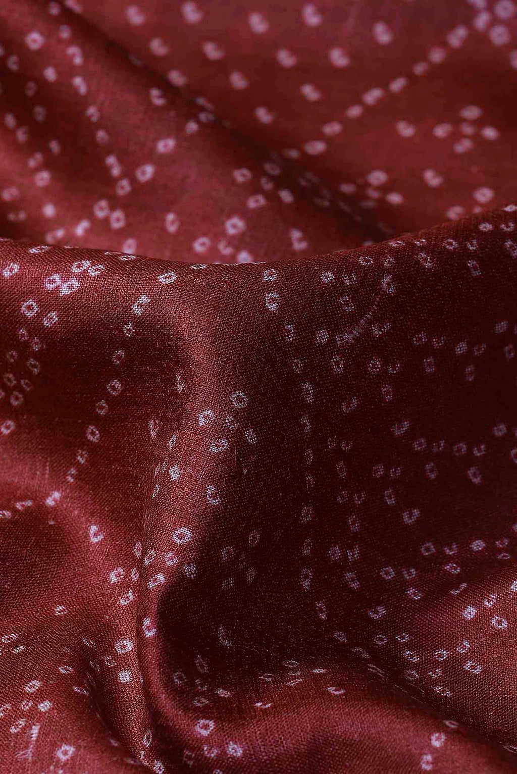 Red Bhagalpuri Tussar Silk Saree