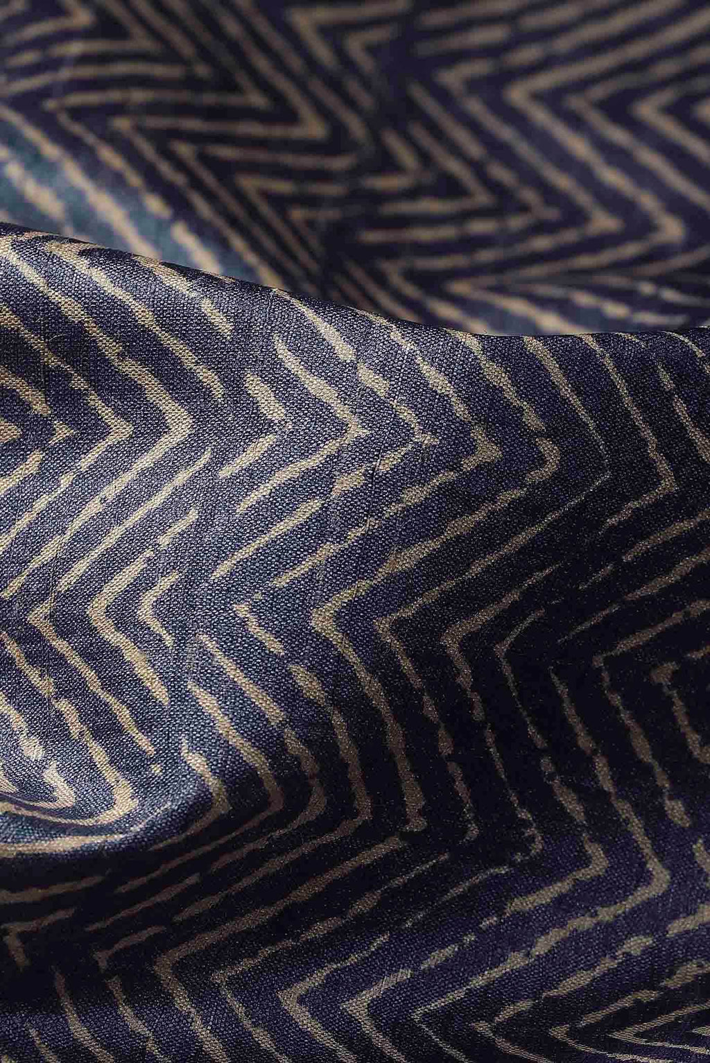 Blue Bhagalpuri Tussar Silk Saree