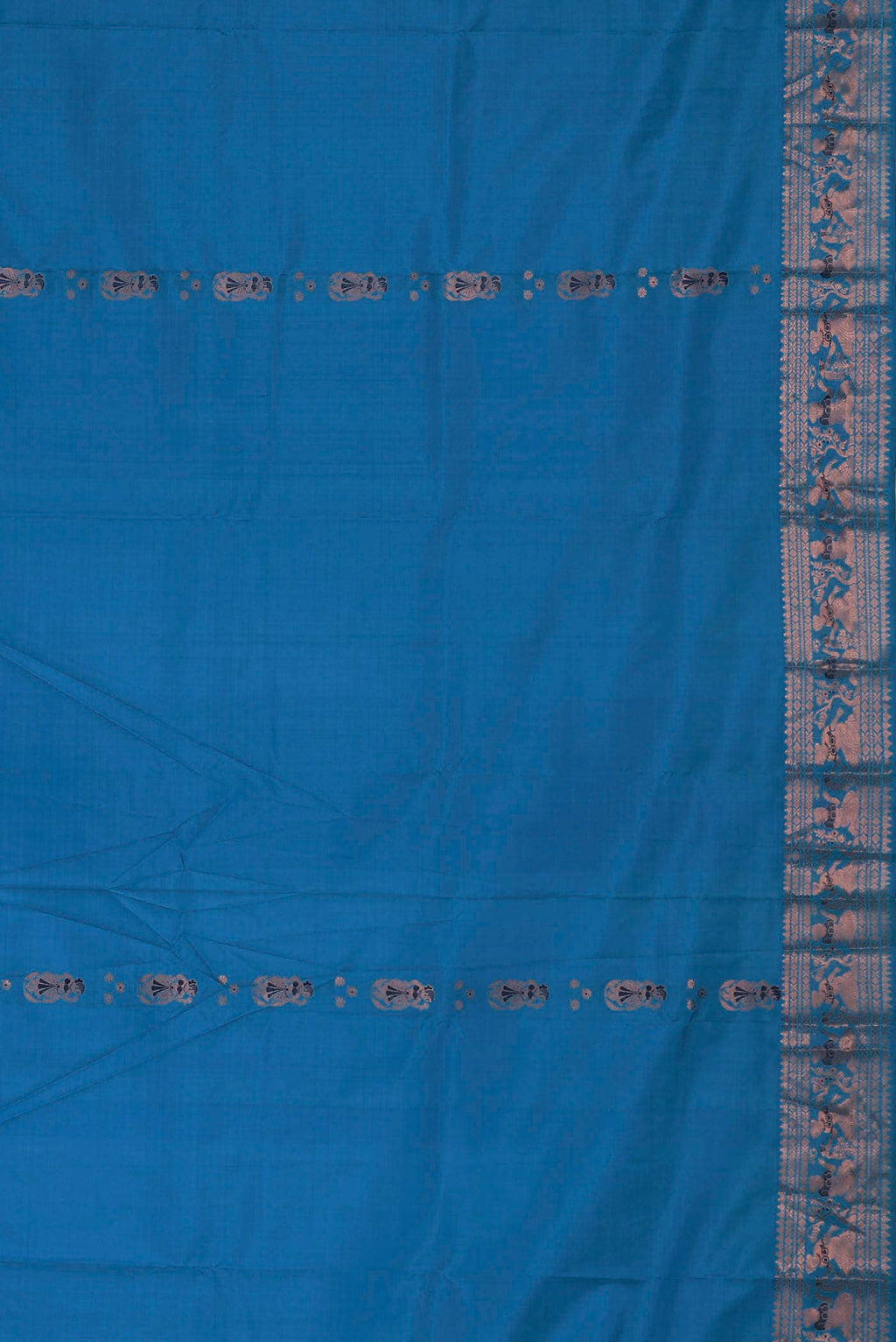 Blue Baluchari Silk Saree