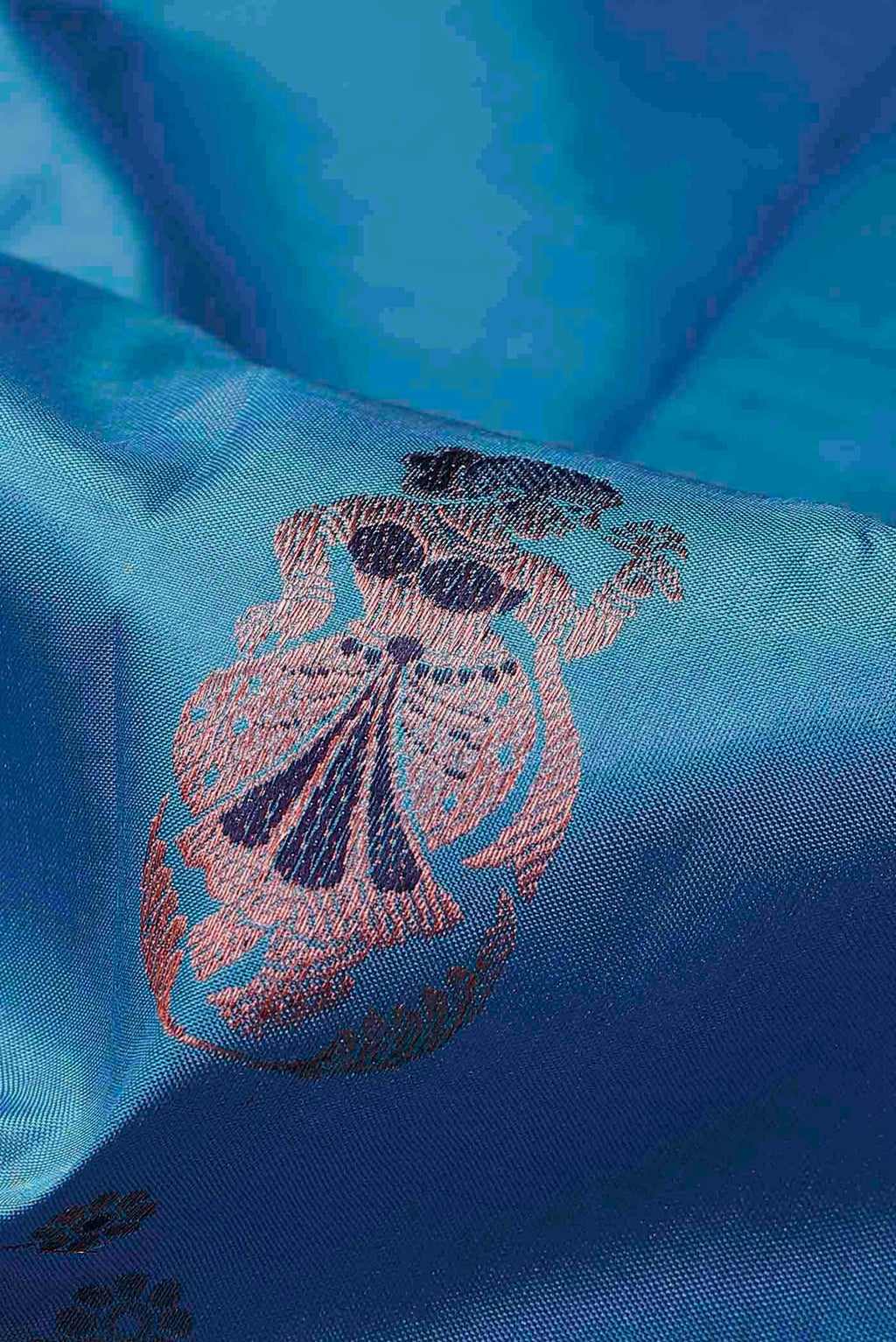 Blue Baluchari Silk Saree