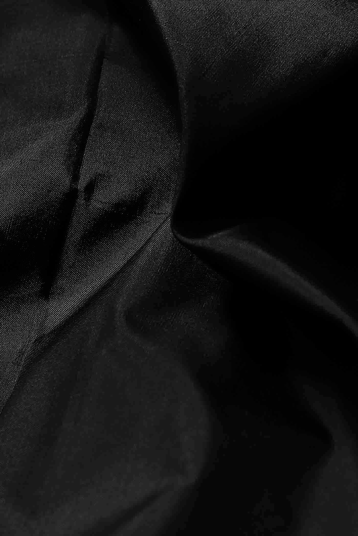 Black Bangalore Silk Saree