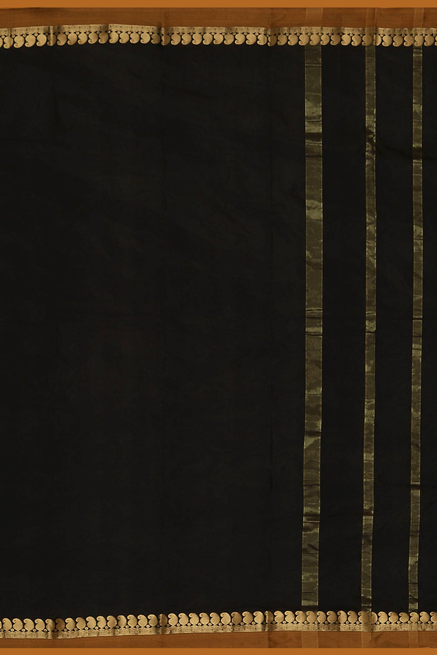 Black Bangalore Silk Saree