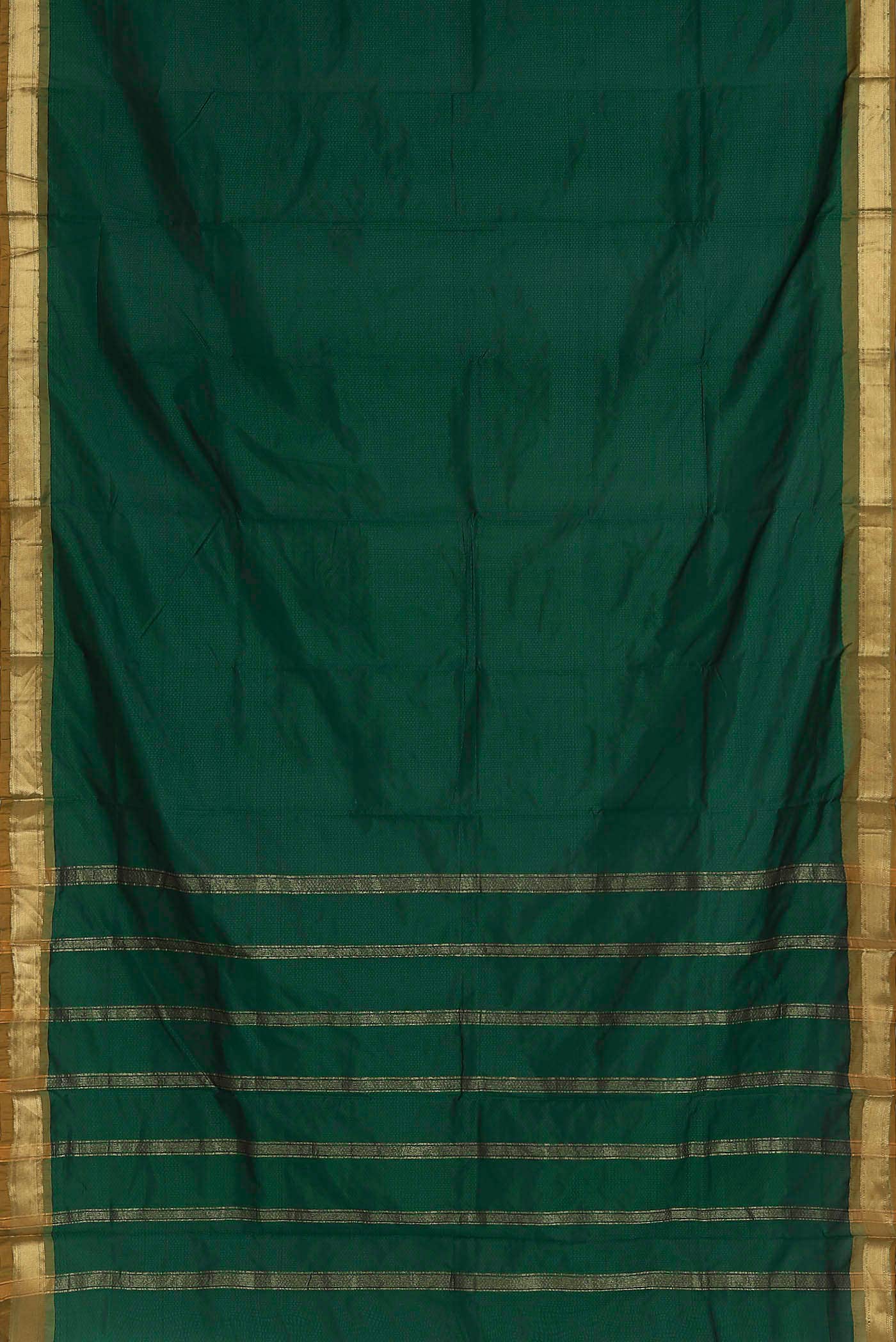 Green Blended Bangalore Silk Saree