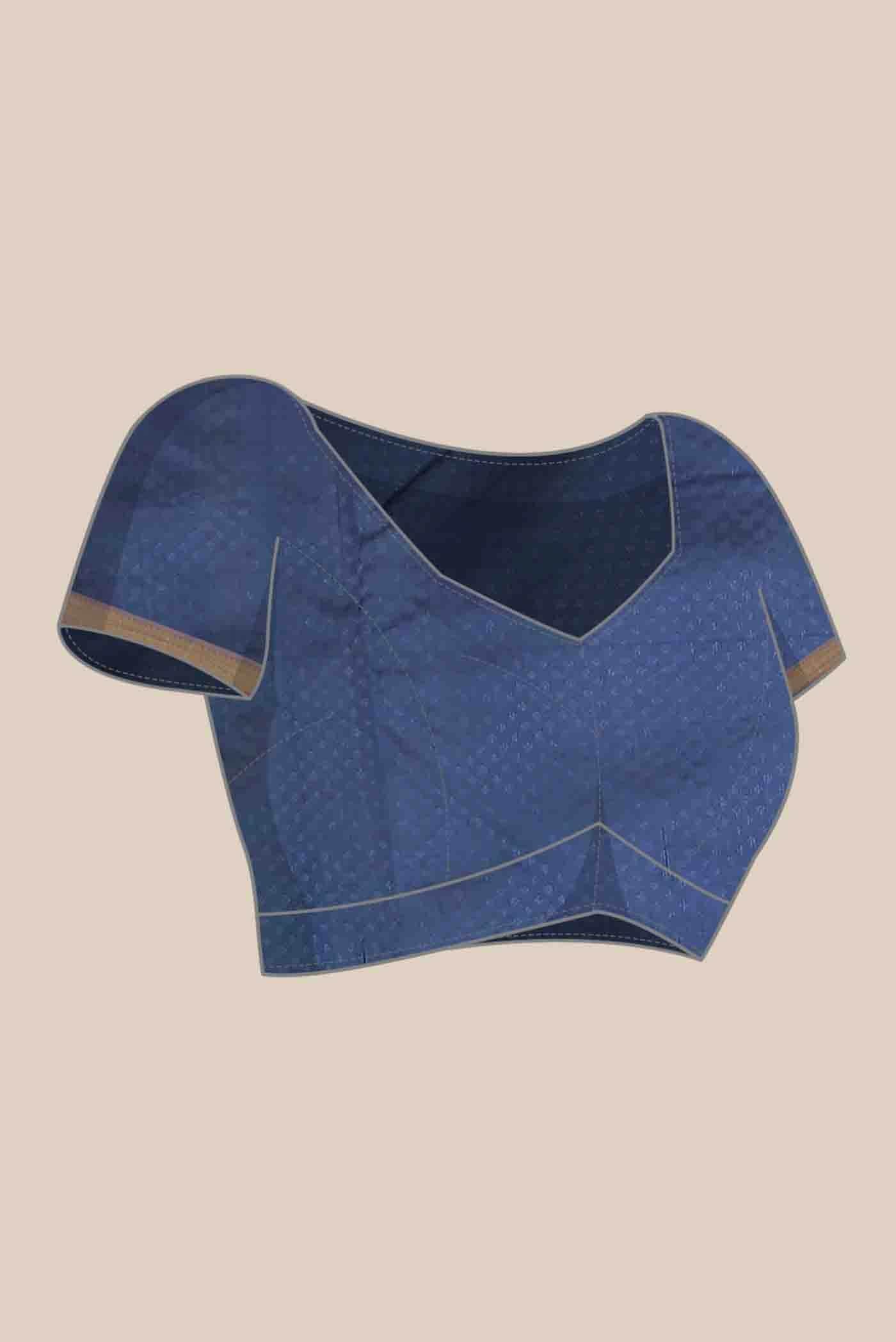 Blue Bangalore Silk Saree