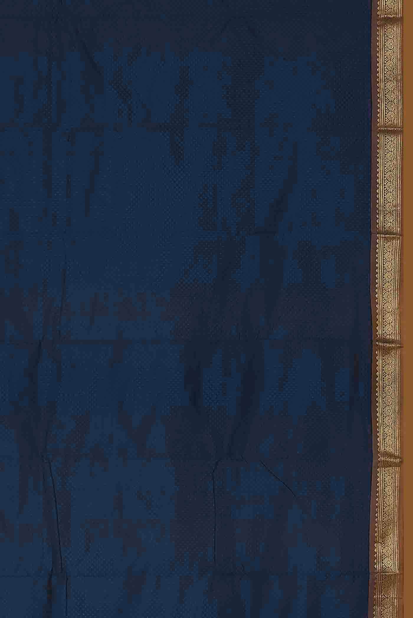 Blue Bangalore Silk Saree