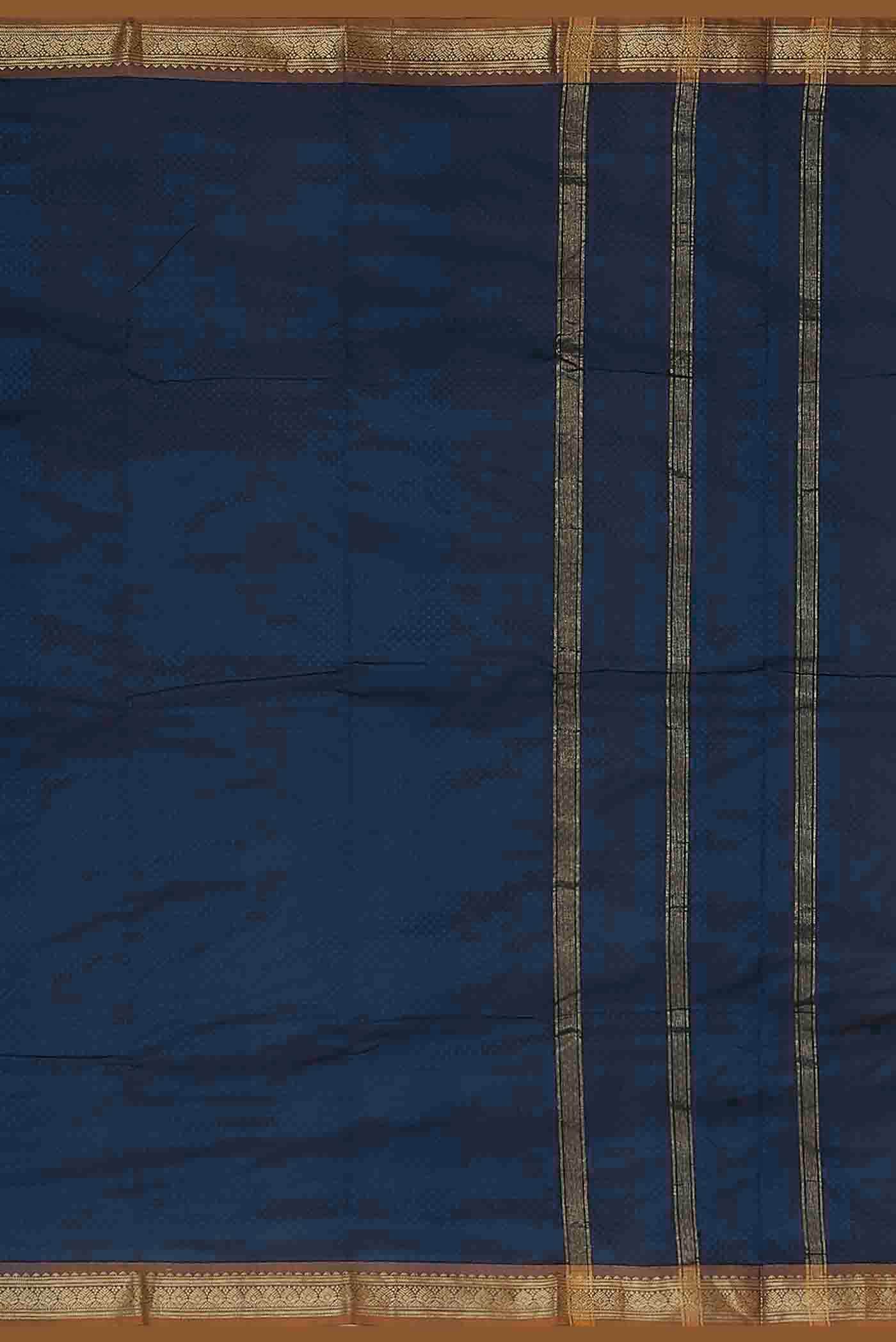 Blue Bangalore Silk Saree