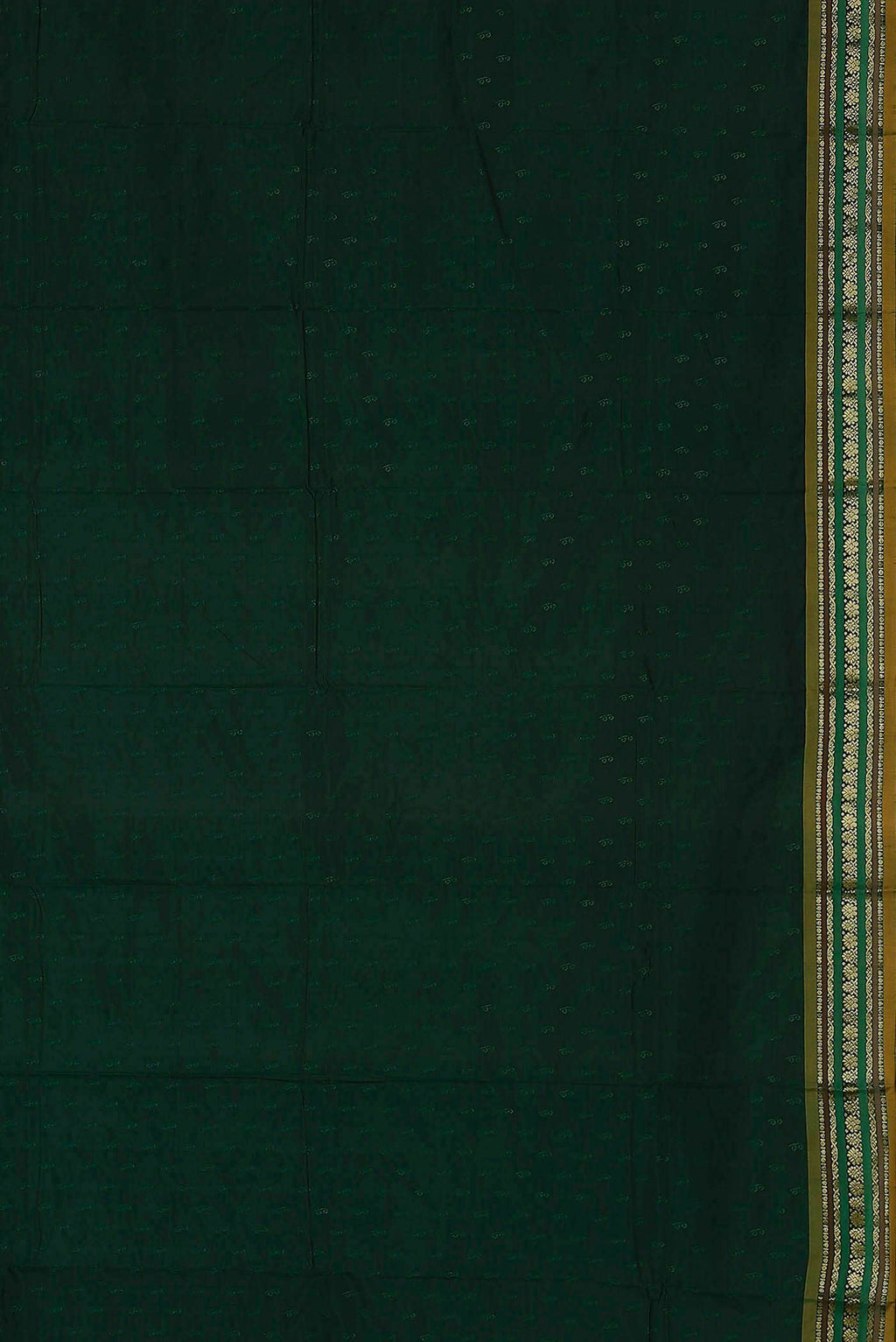 Green Blended Bangalore Silk Saree