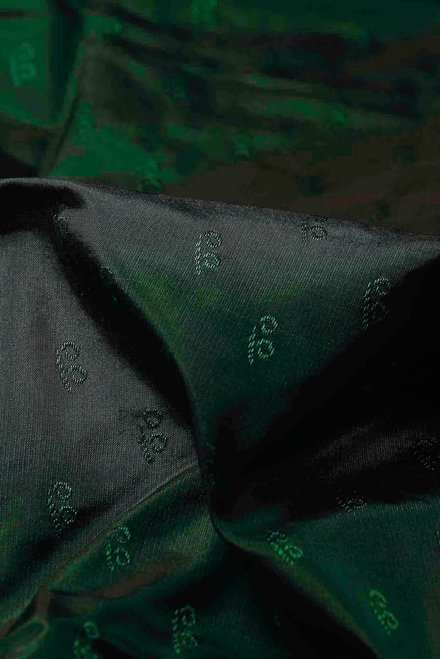 Green Blended Bangalore Silk Saree