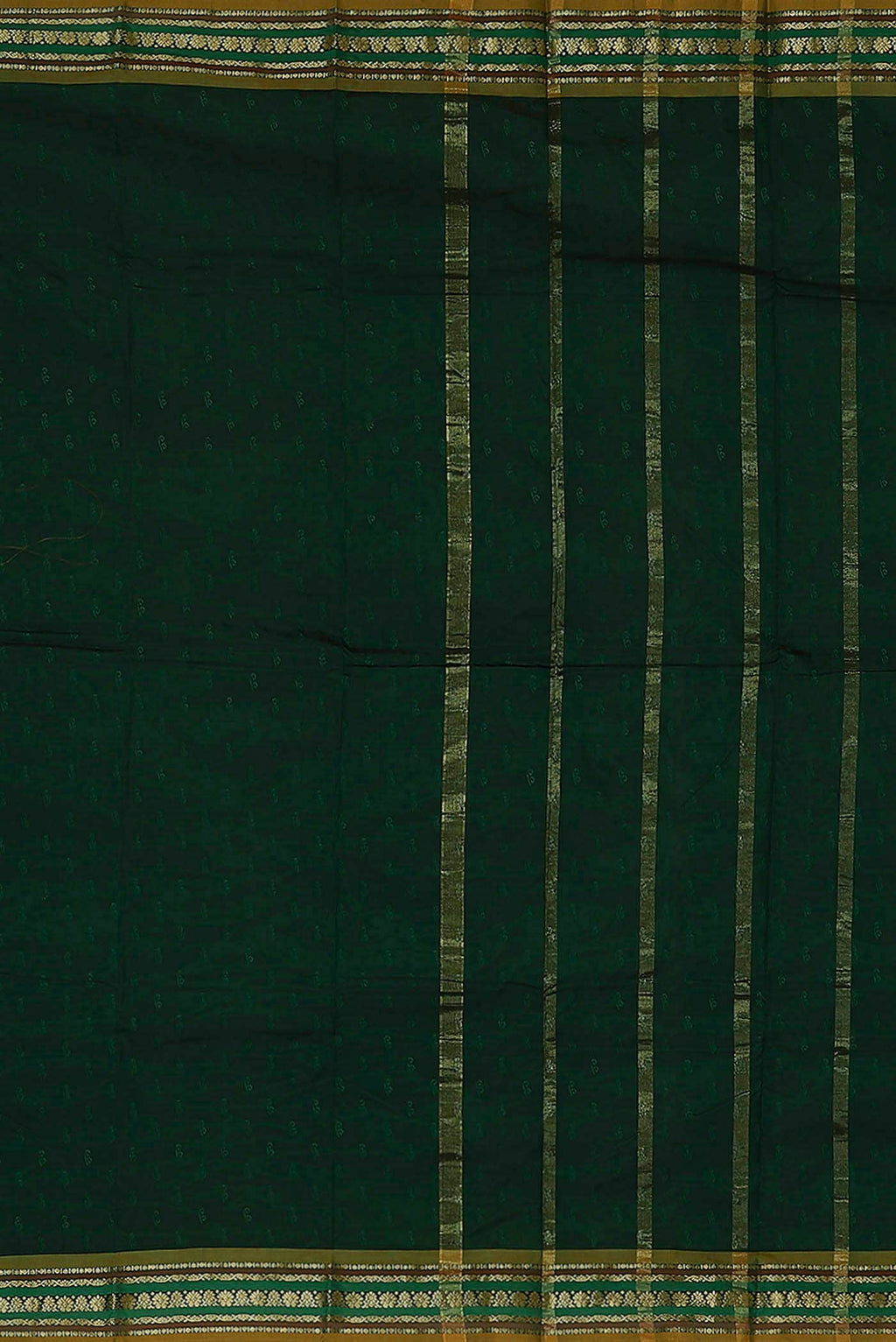 Green Blended Bangalore Silk Saree