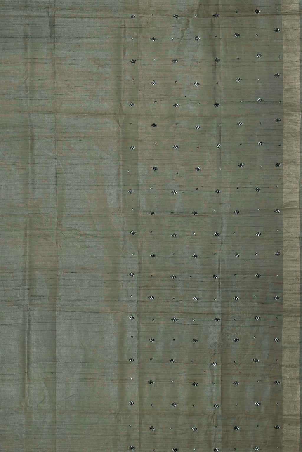 Green Bhagalpuri Tussar Silk Saree