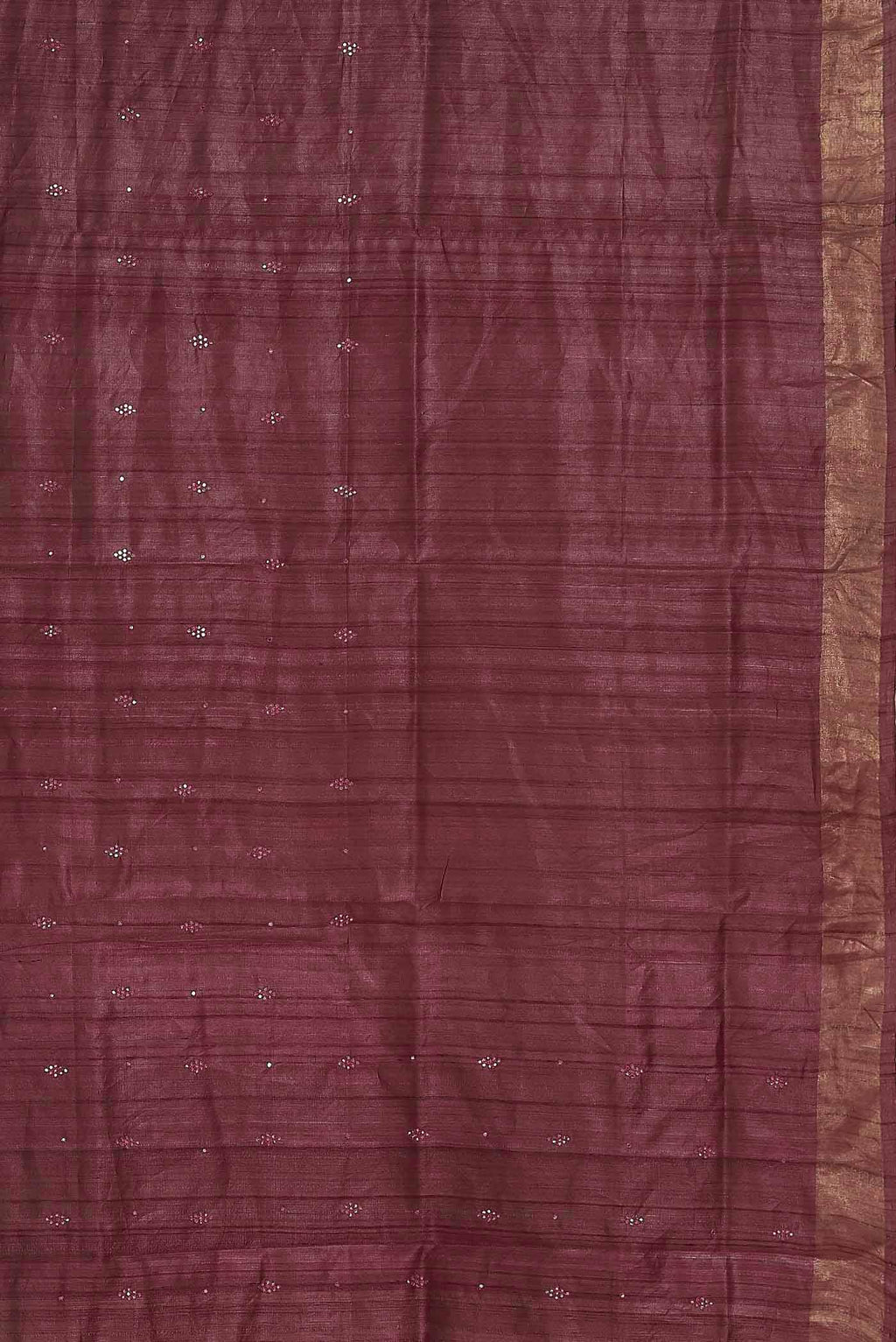 Mauve Tussar Silk Saree