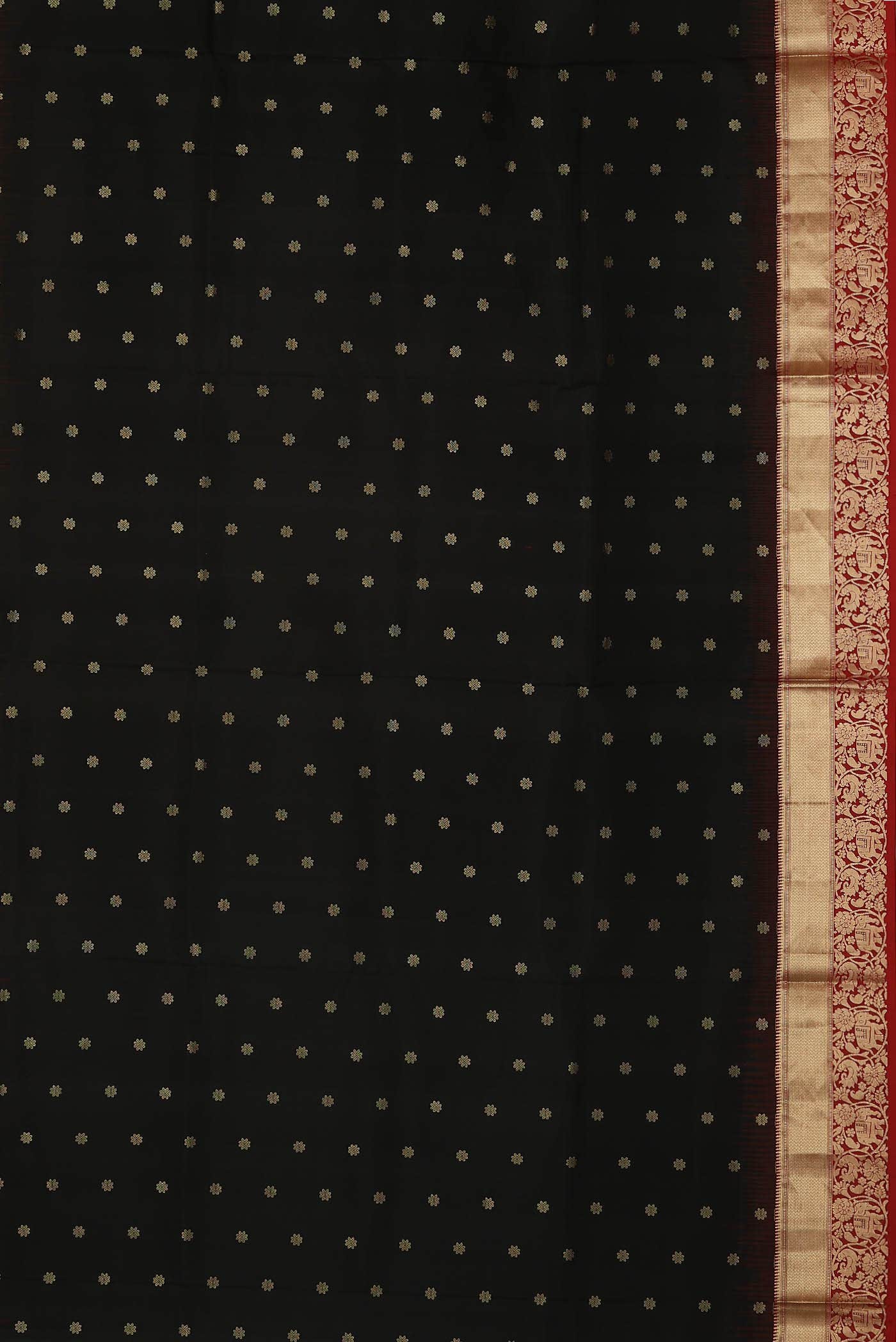 Black Soft Silk Saree