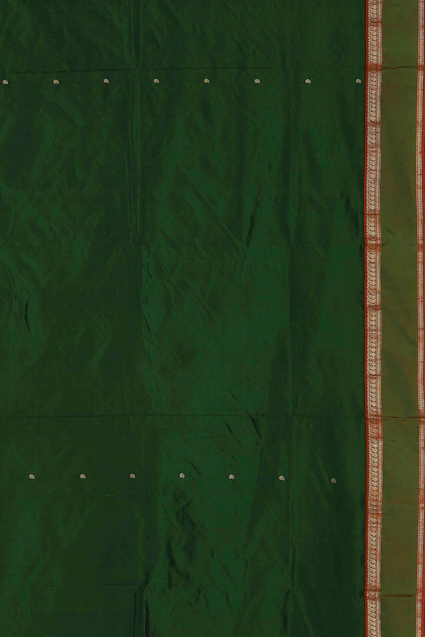 Green Blended Bangalore Silk Saree