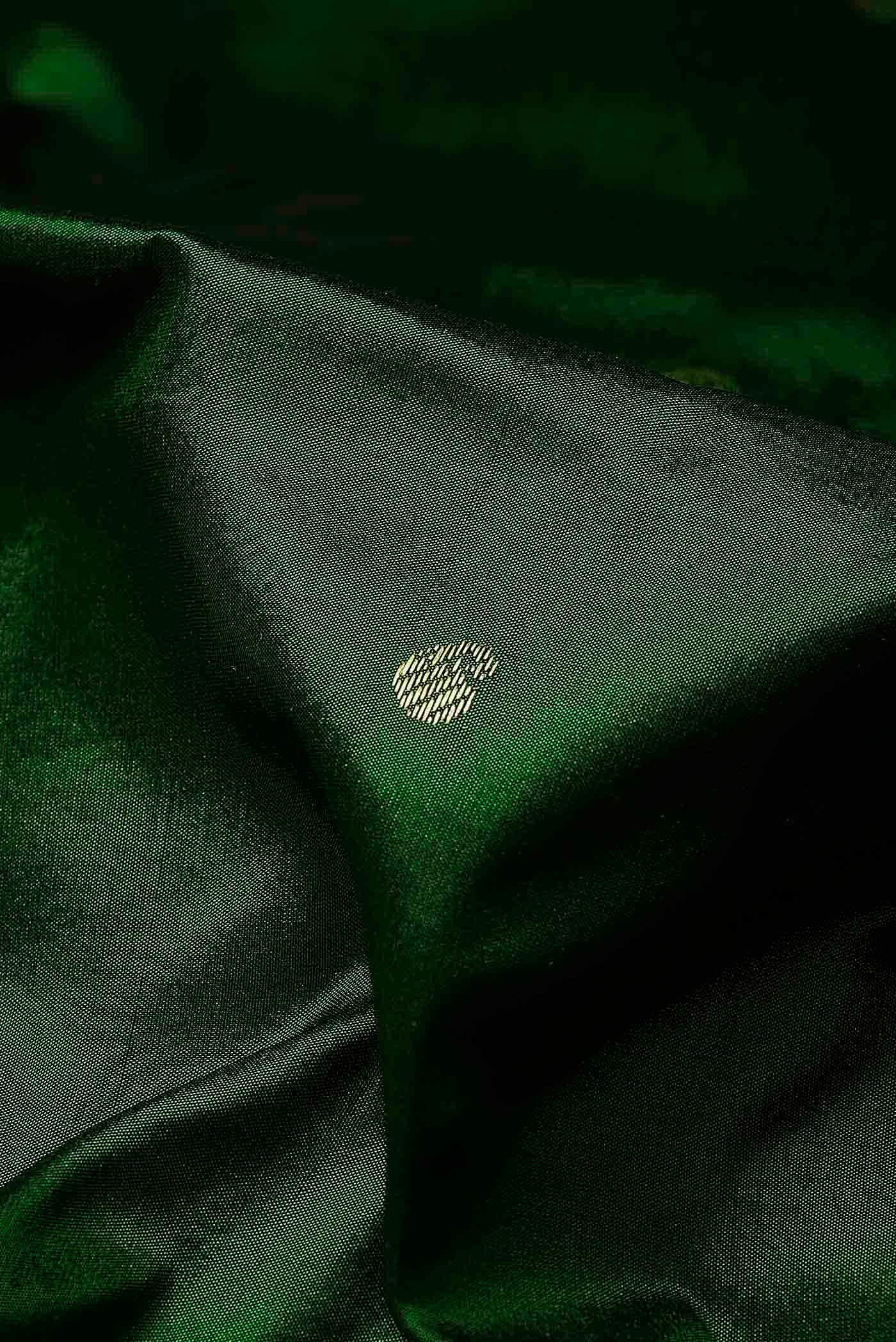 Green Blended Bangalore Silk Saree