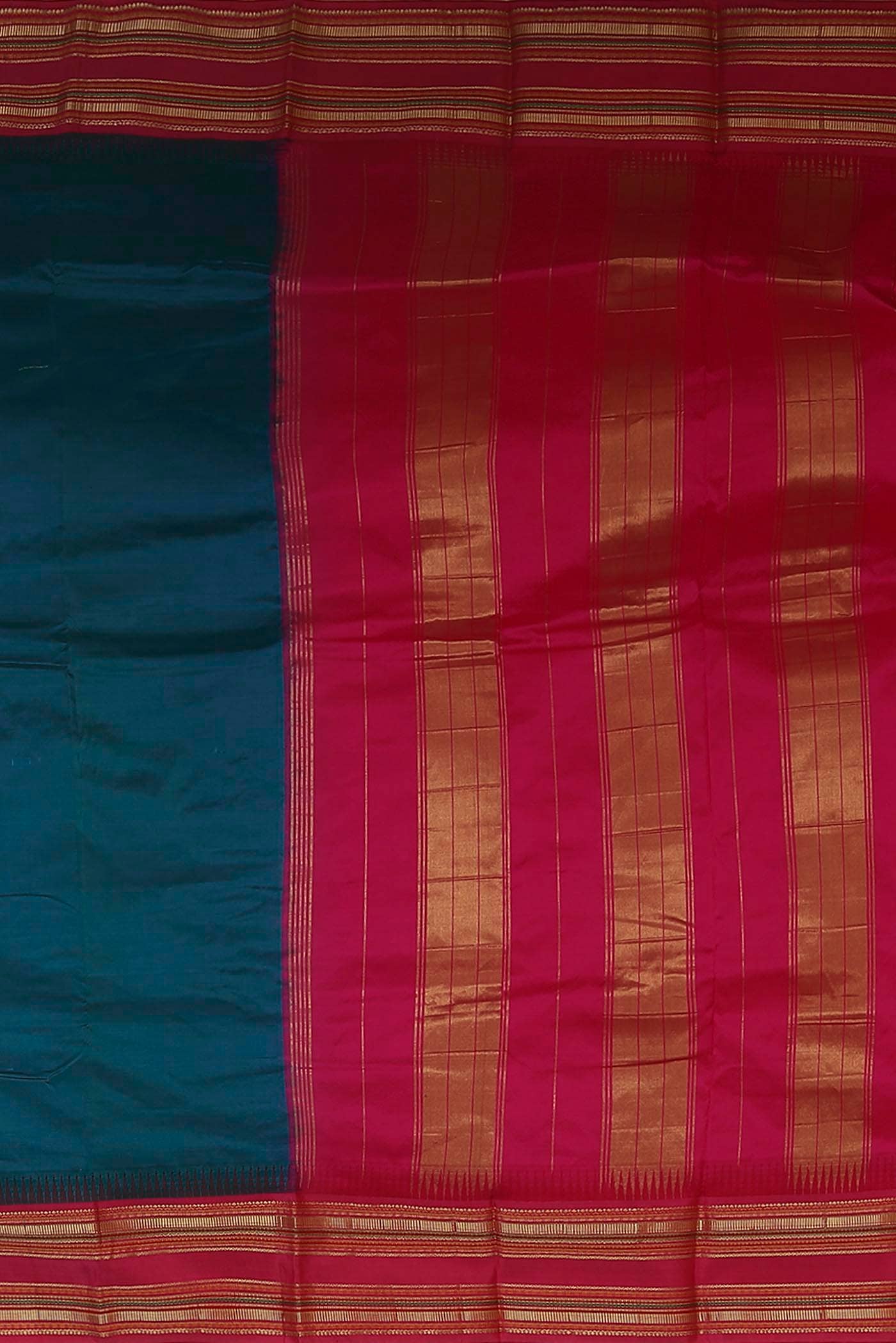 Blue Bangalore Silk Saree