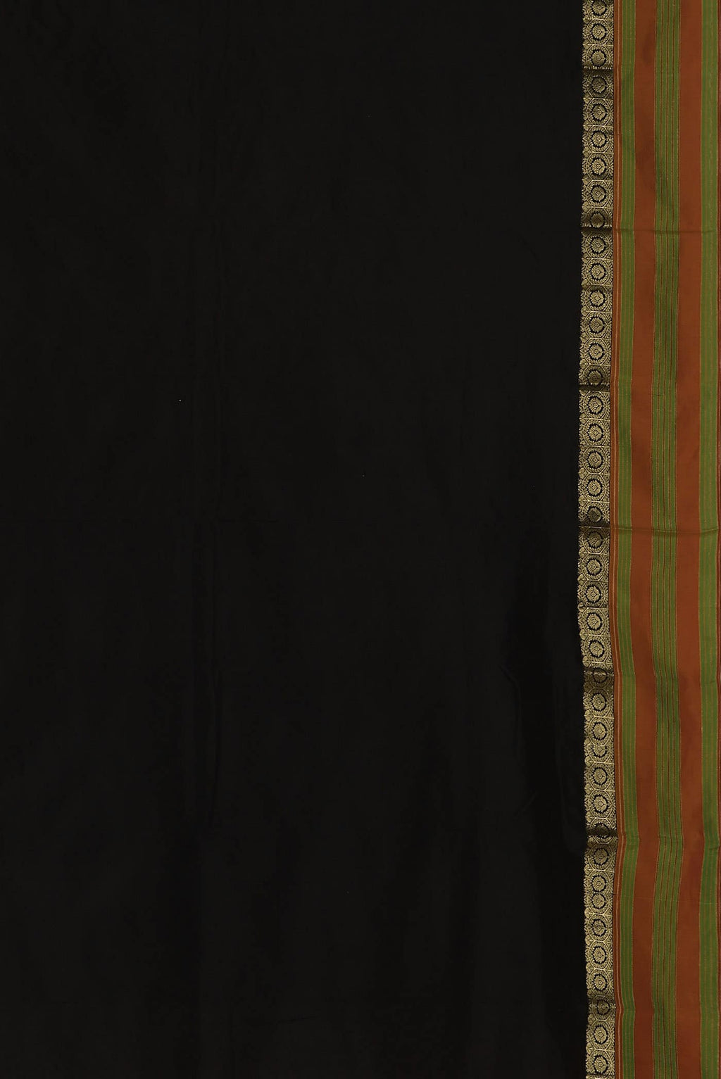 Black Bangalore Silk Saree