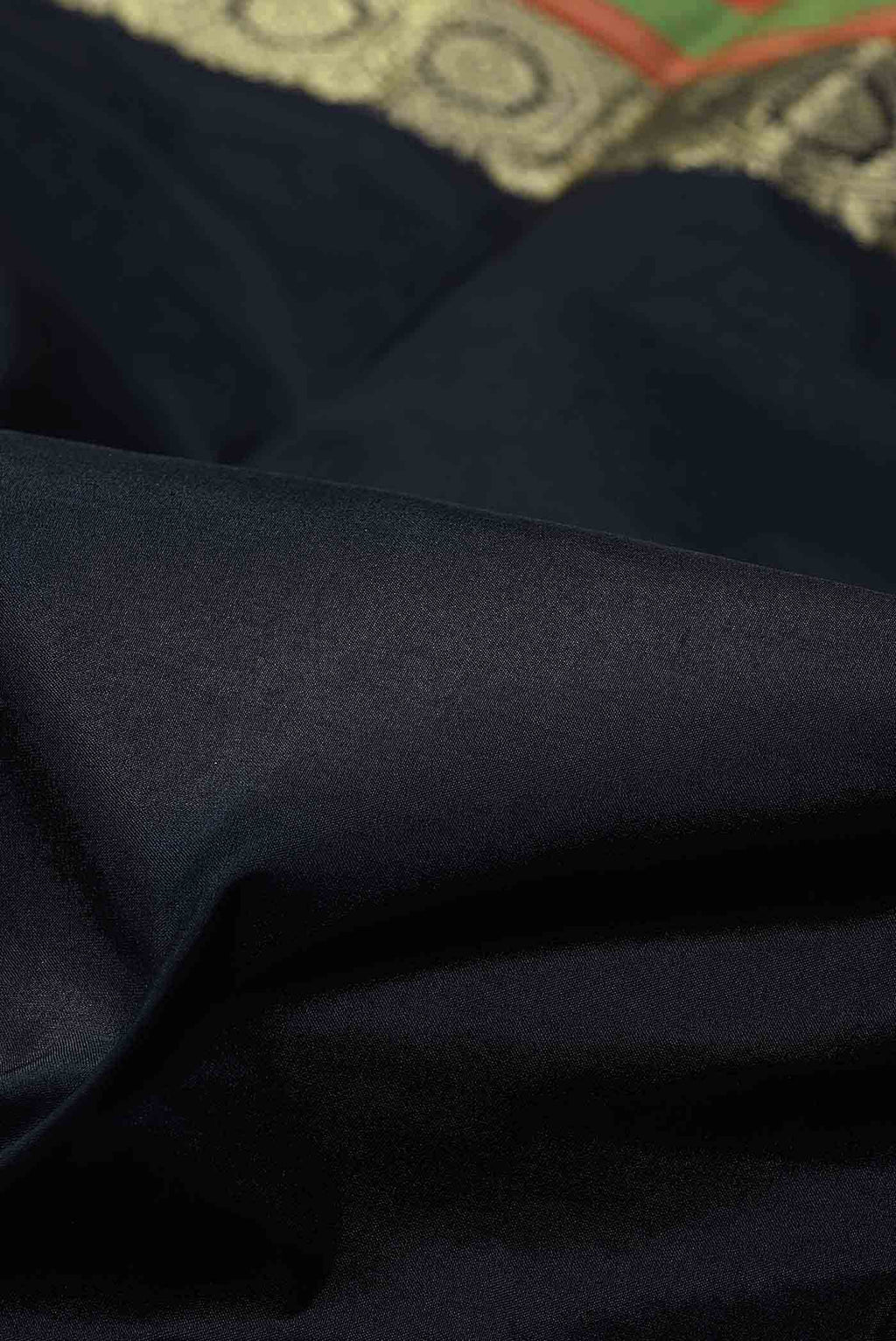 Black Bangalore Silk Saree