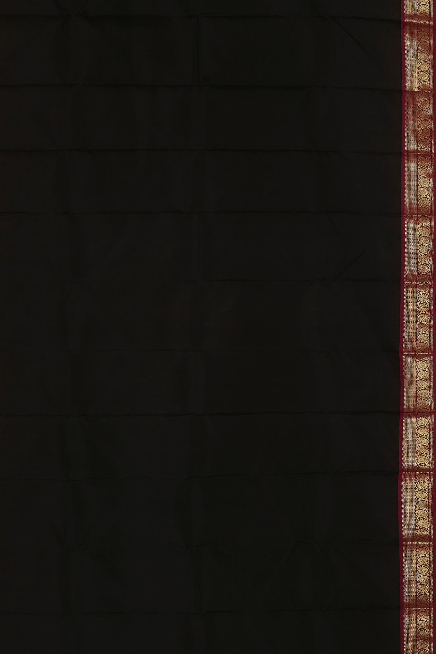 Black Kanchipuram Silk Saree