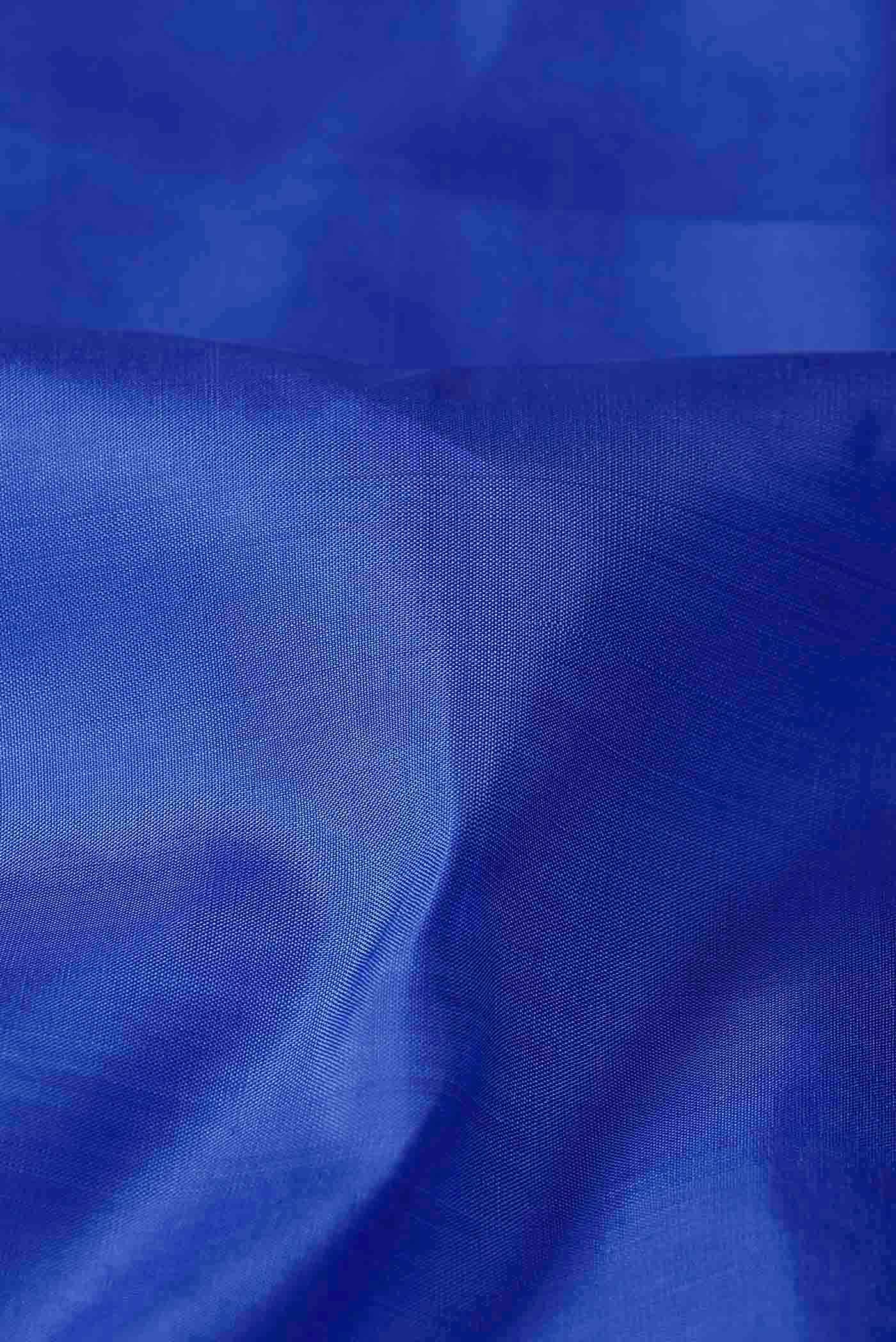 Blue Kanchipuram Silk Saree