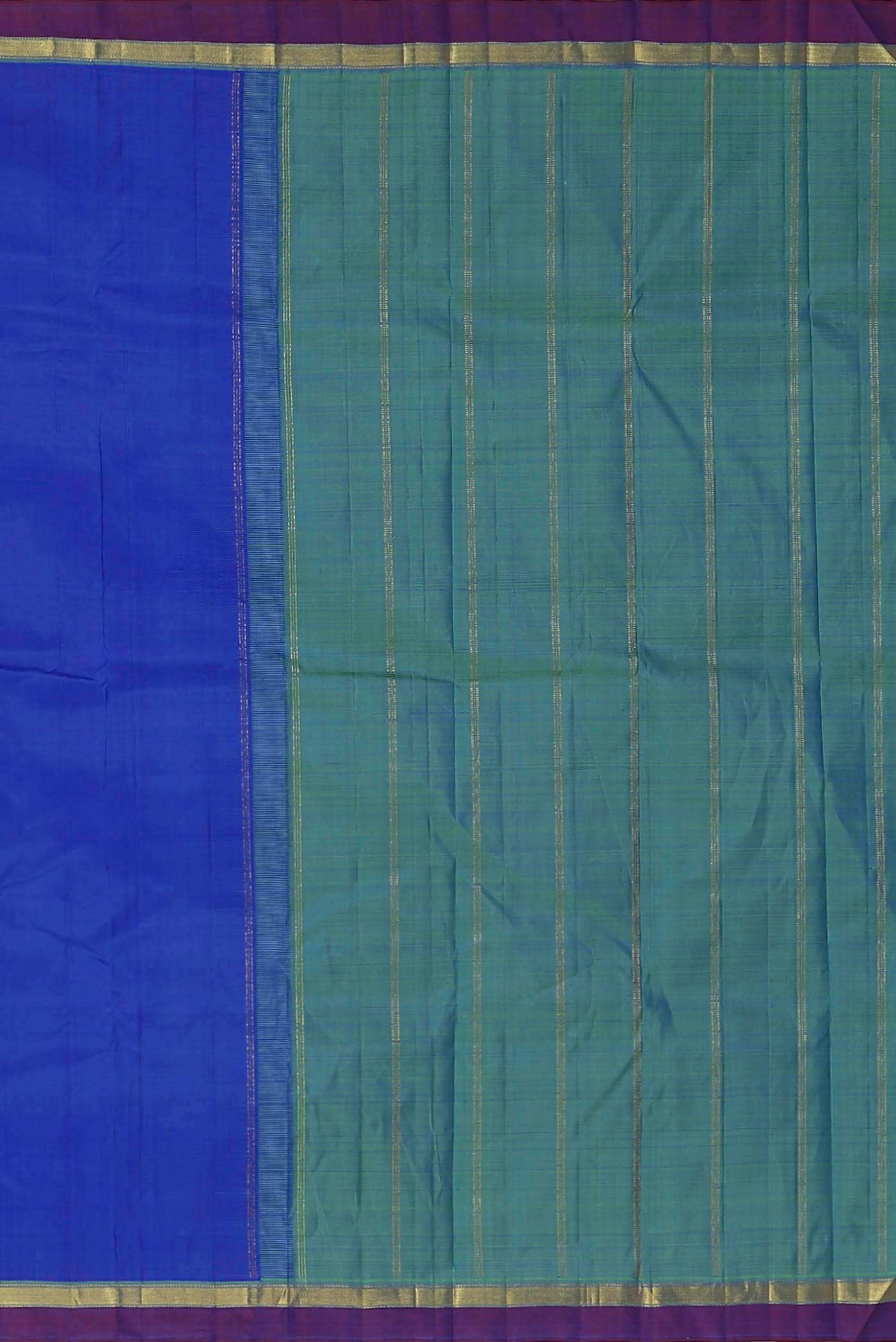 Blue Kanchipuram Silk Saree