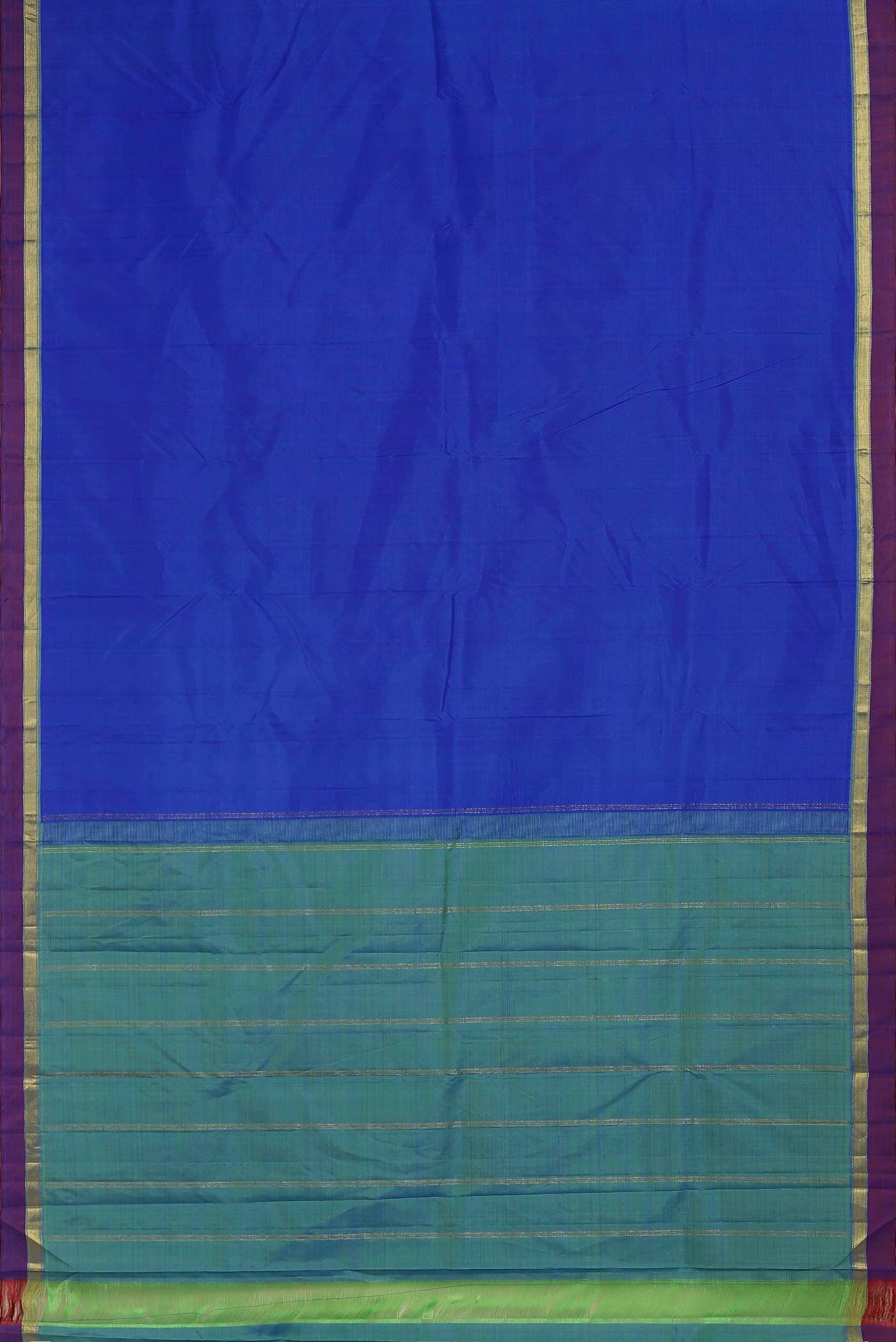 Blue Kanchipuram Silk Saree