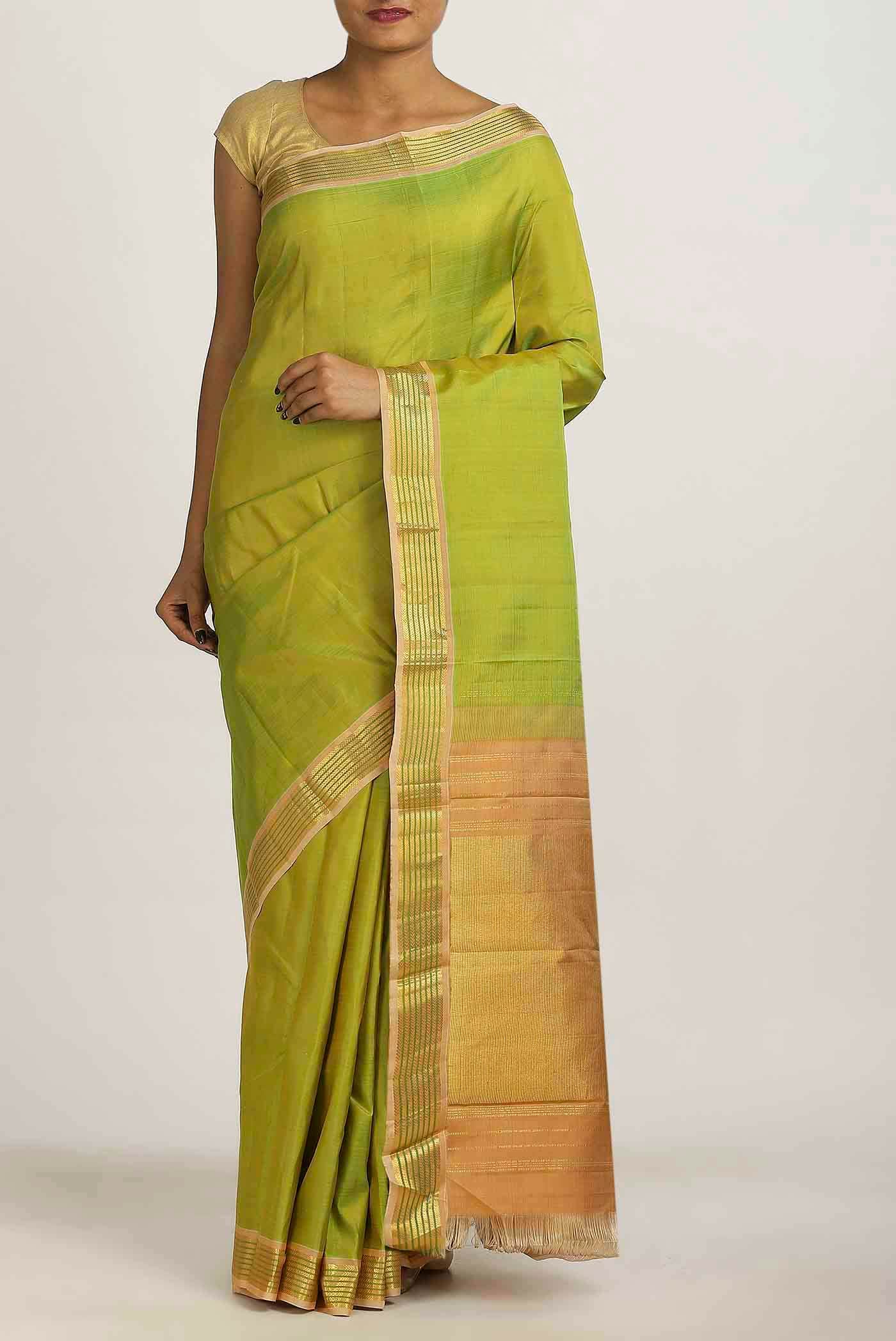 Green Kanchipuram Silk Saree