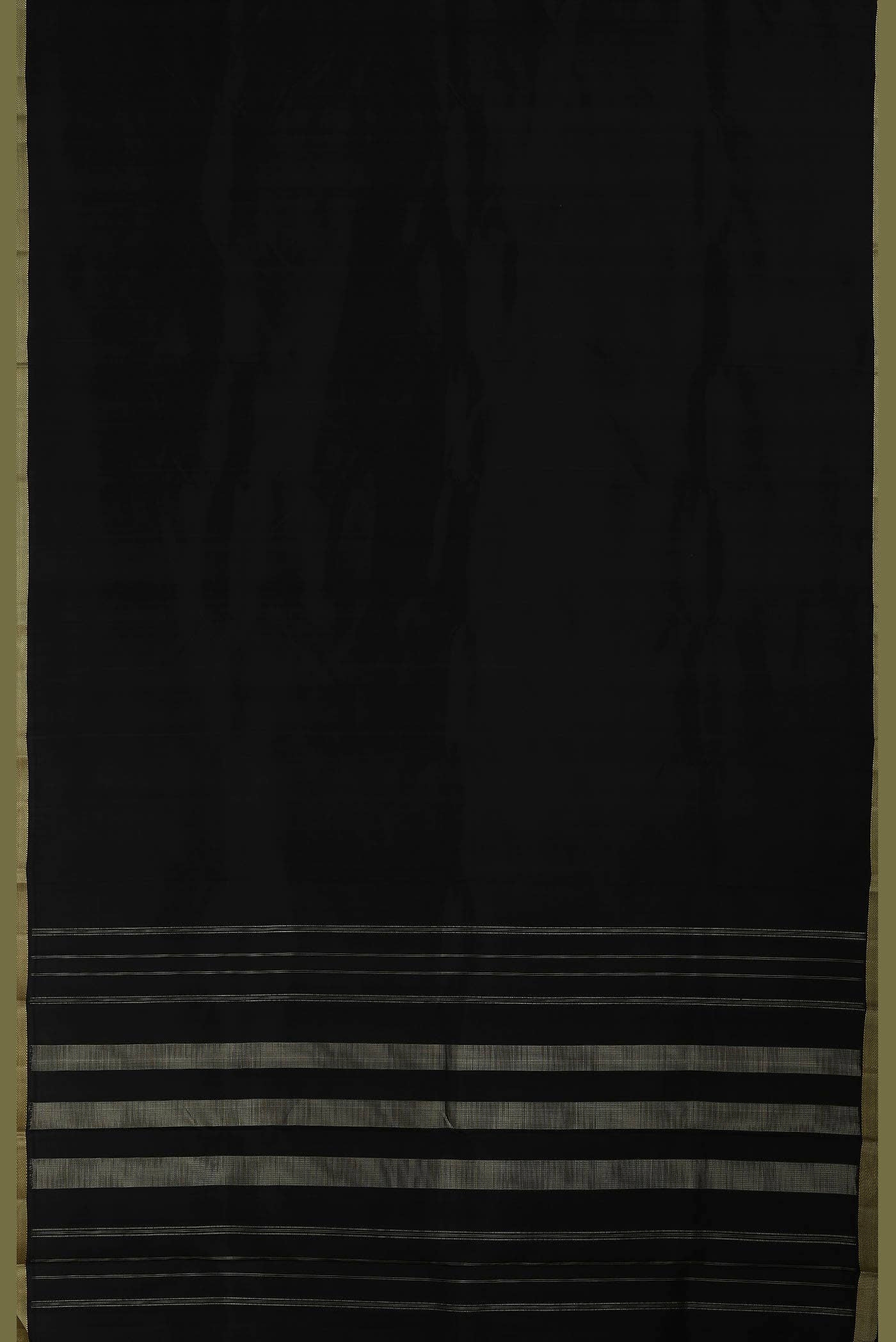 Black Kanchipuram Silk Saree