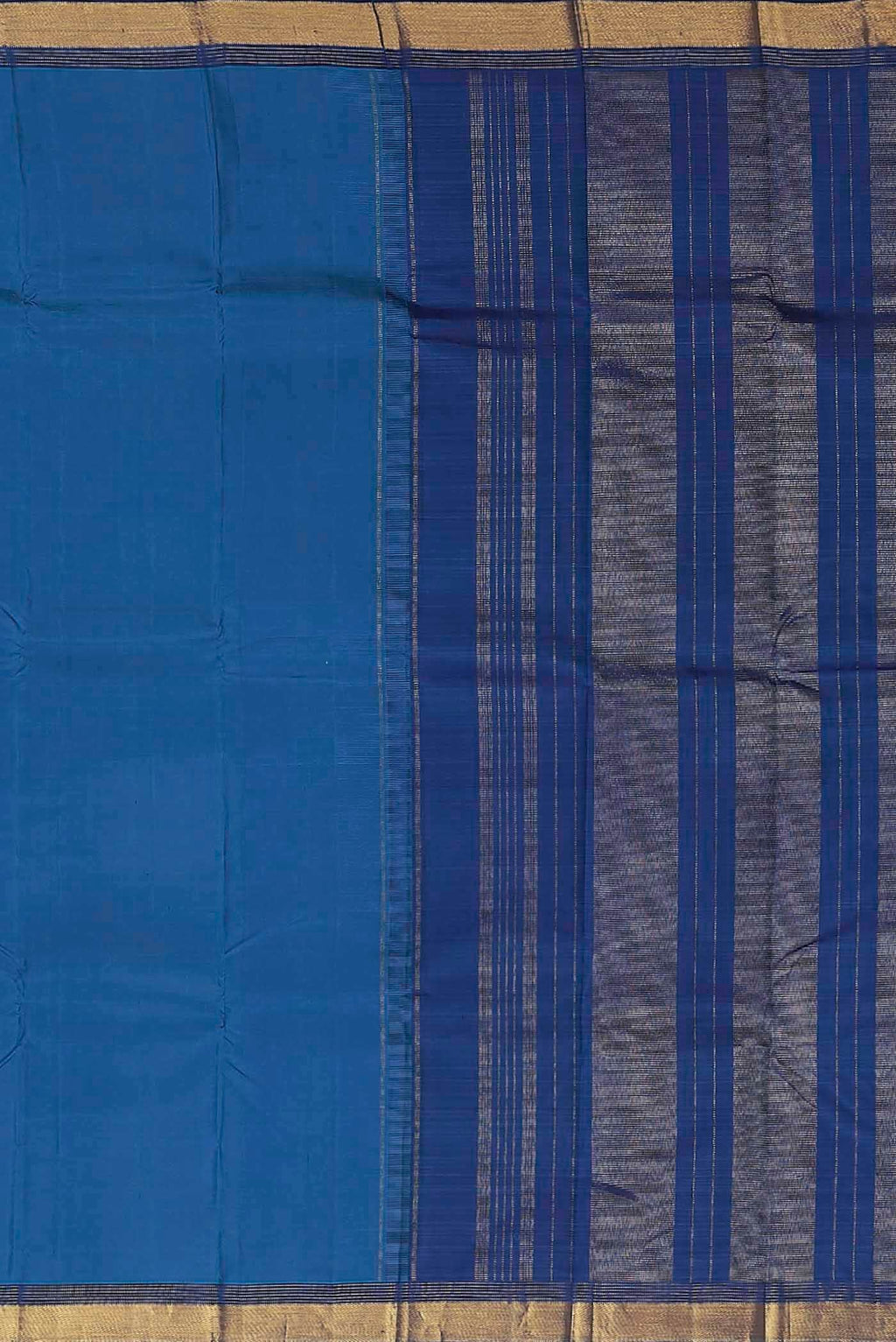 Blue Kanchipuram Silk Saree
