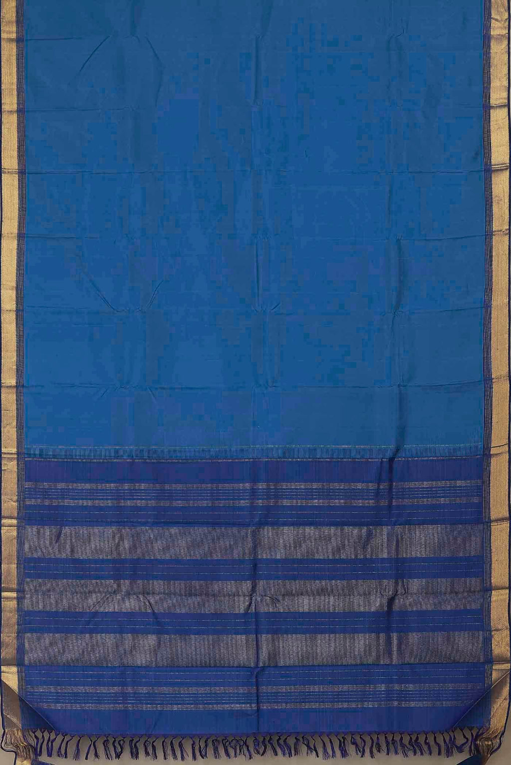 Blue Kanchipuram Silk Saree