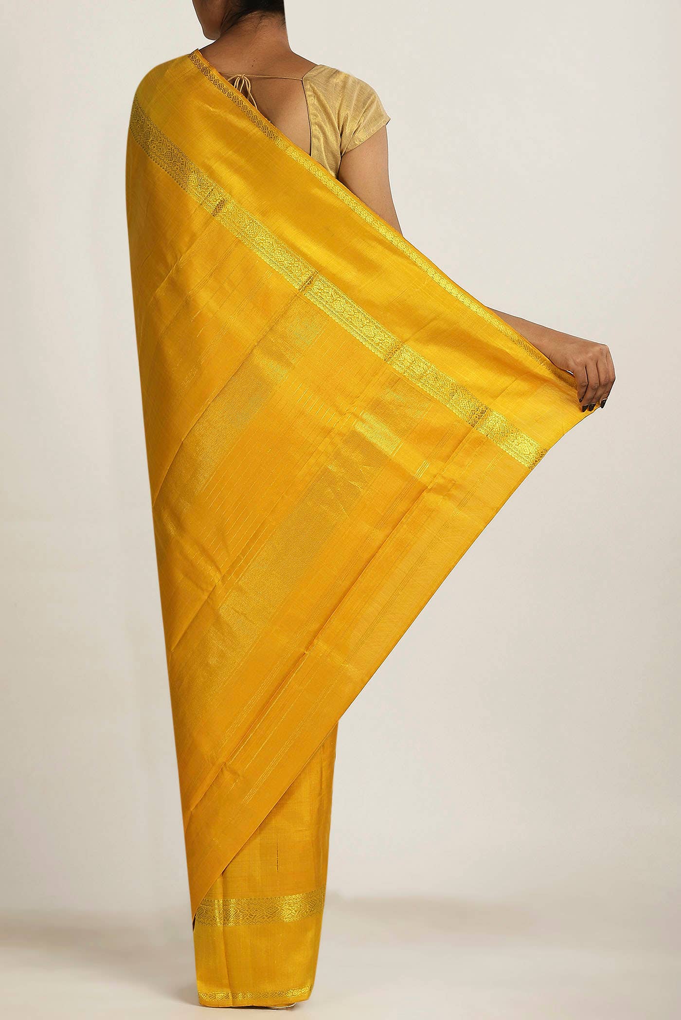 Black Kanchipuram Silk Saree