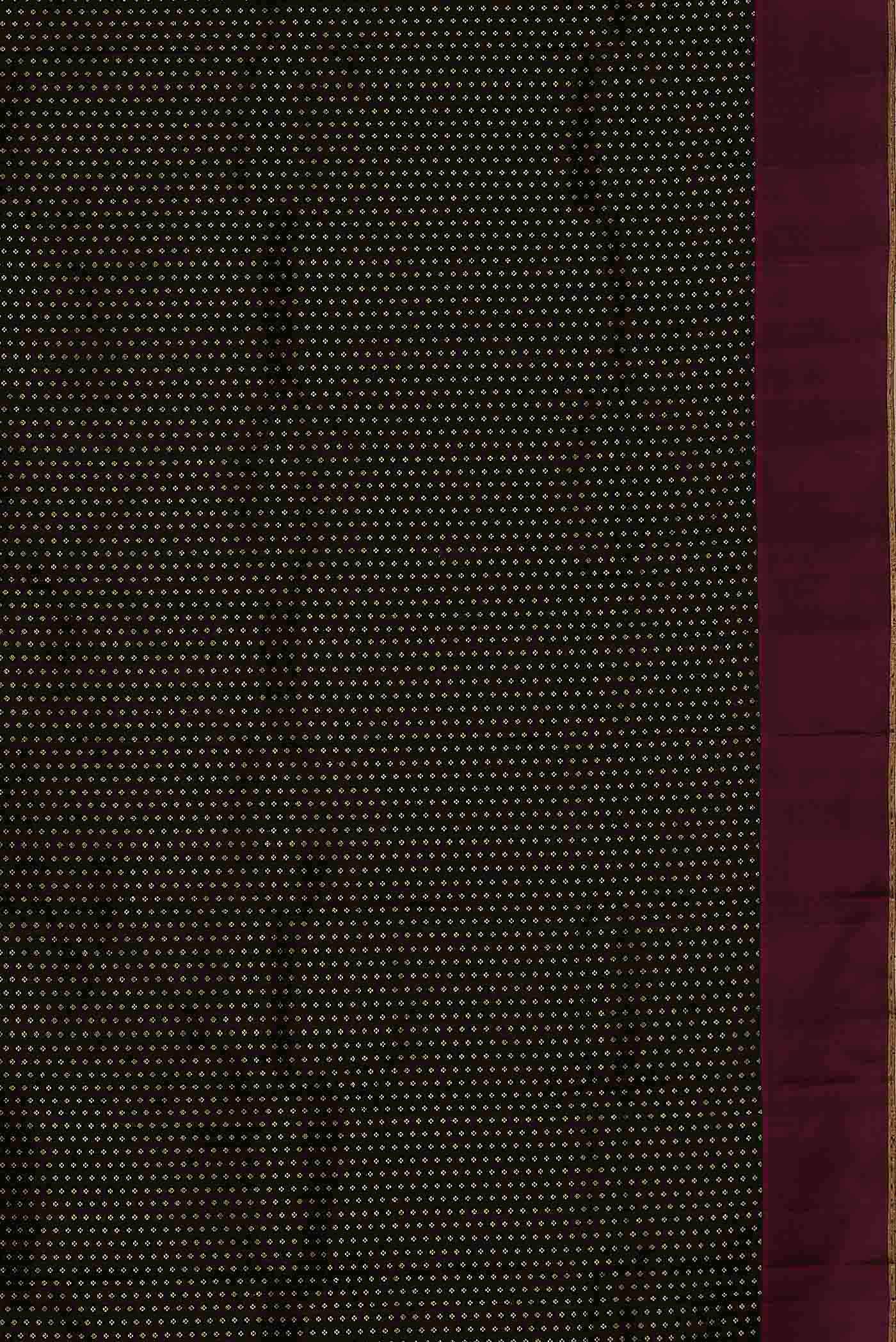 Black Kanchipuram Silk Saree