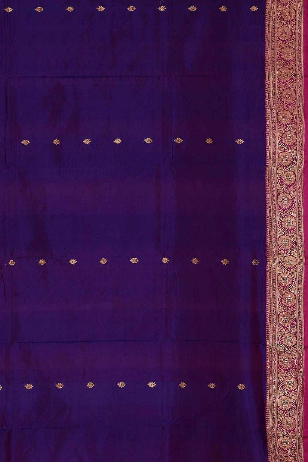 Blue Banarasi Katan Silk Saree