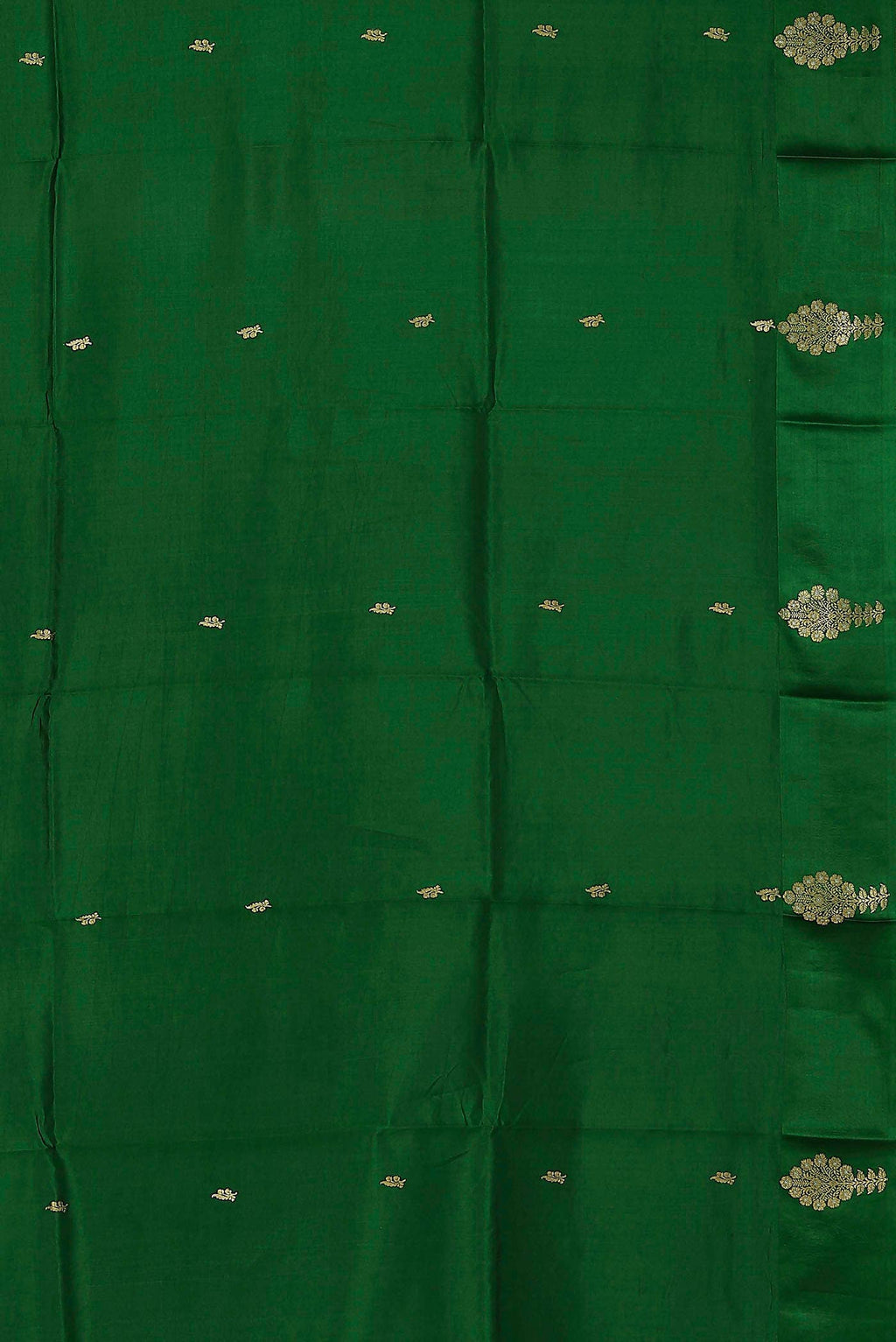 Green Banarasi Katan Silk Saree