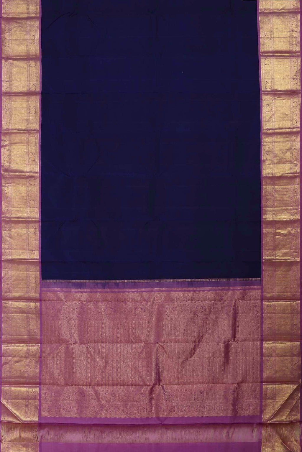 Blue Kanchipuram Silk Saree