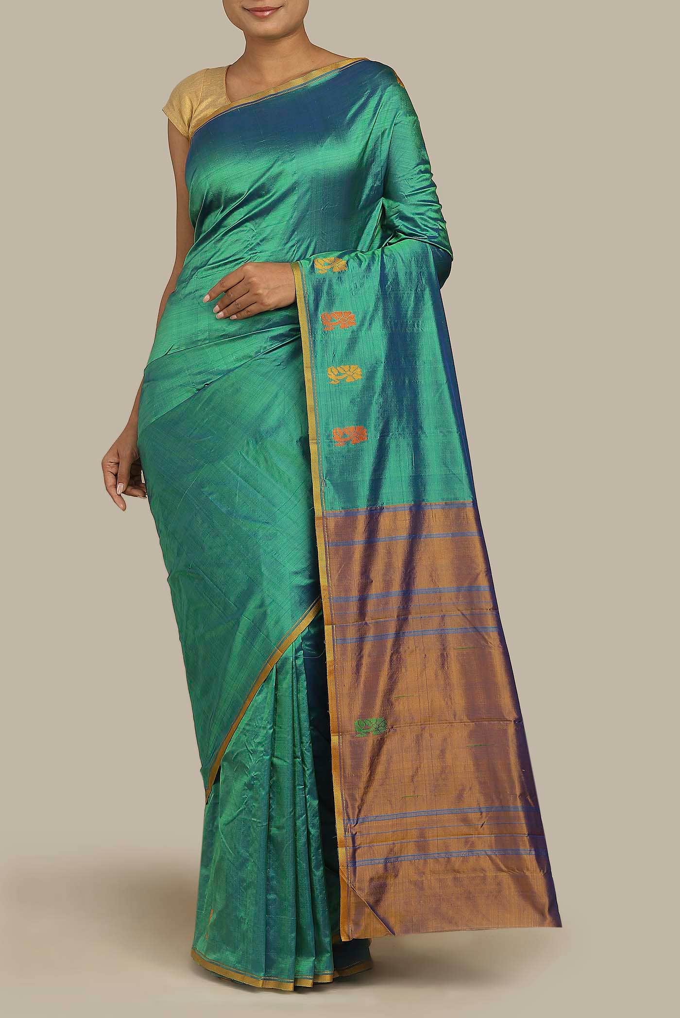Green Kanchipuram Silk Saree
