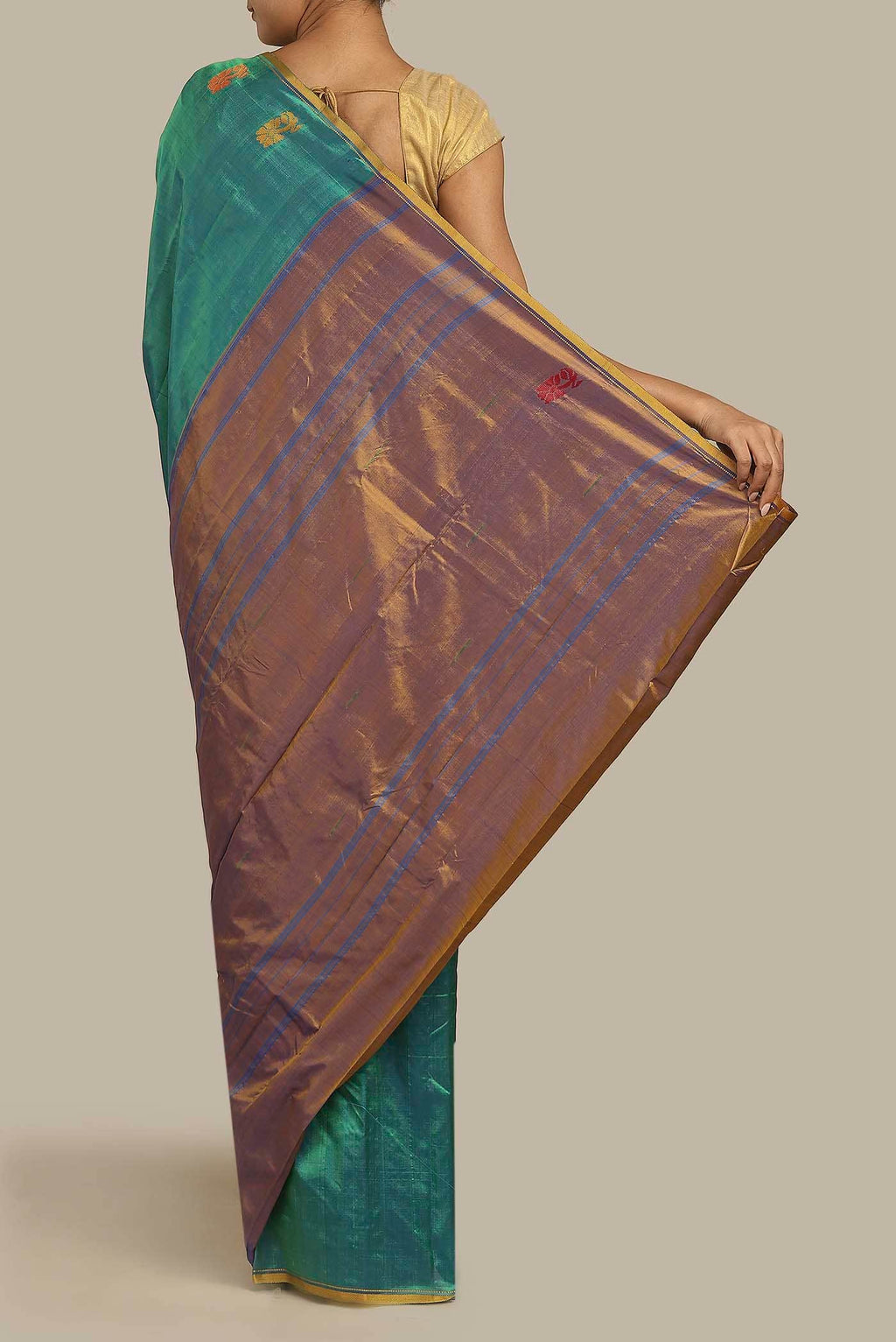 Green Kanchipuram Silk Saree