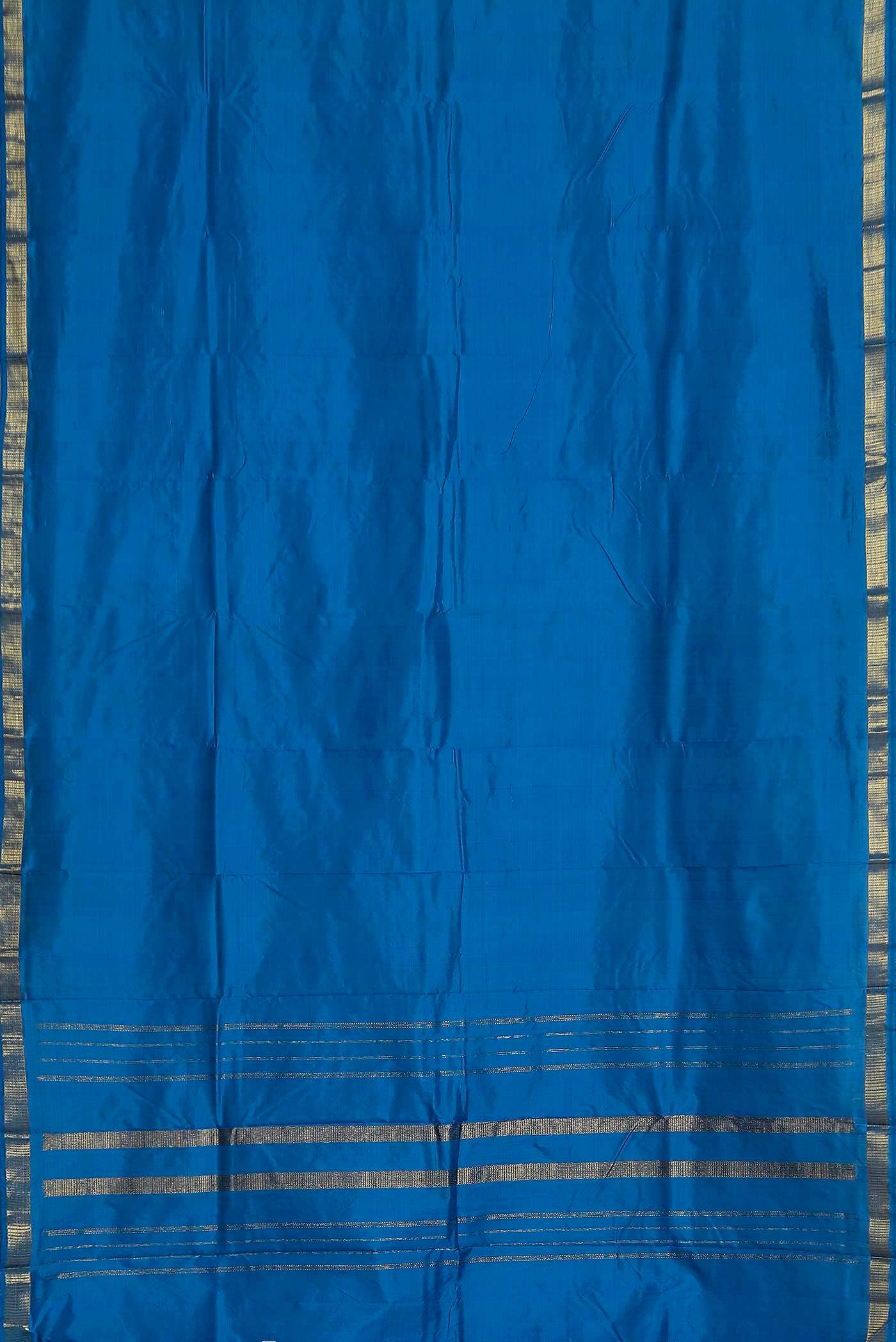 Blue Kanchipuram Silk Saree